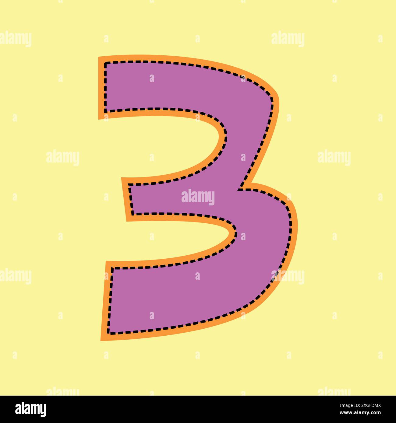 Vector set of number Stock Vector Image & Art - Alamy