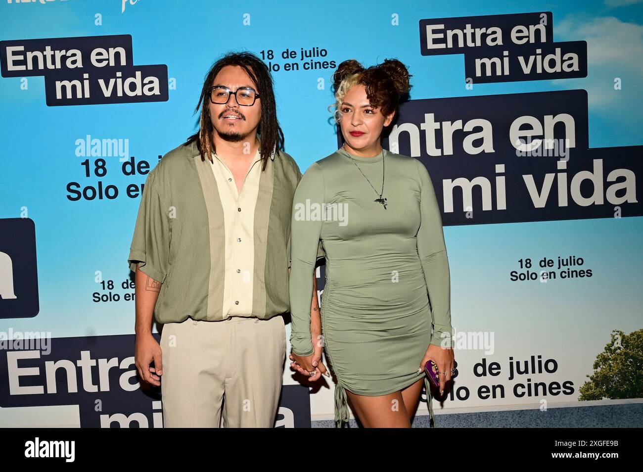 Mexico City, Mexico. 08th July, 2024. (L R) Lalo Elizarraras and Eva
