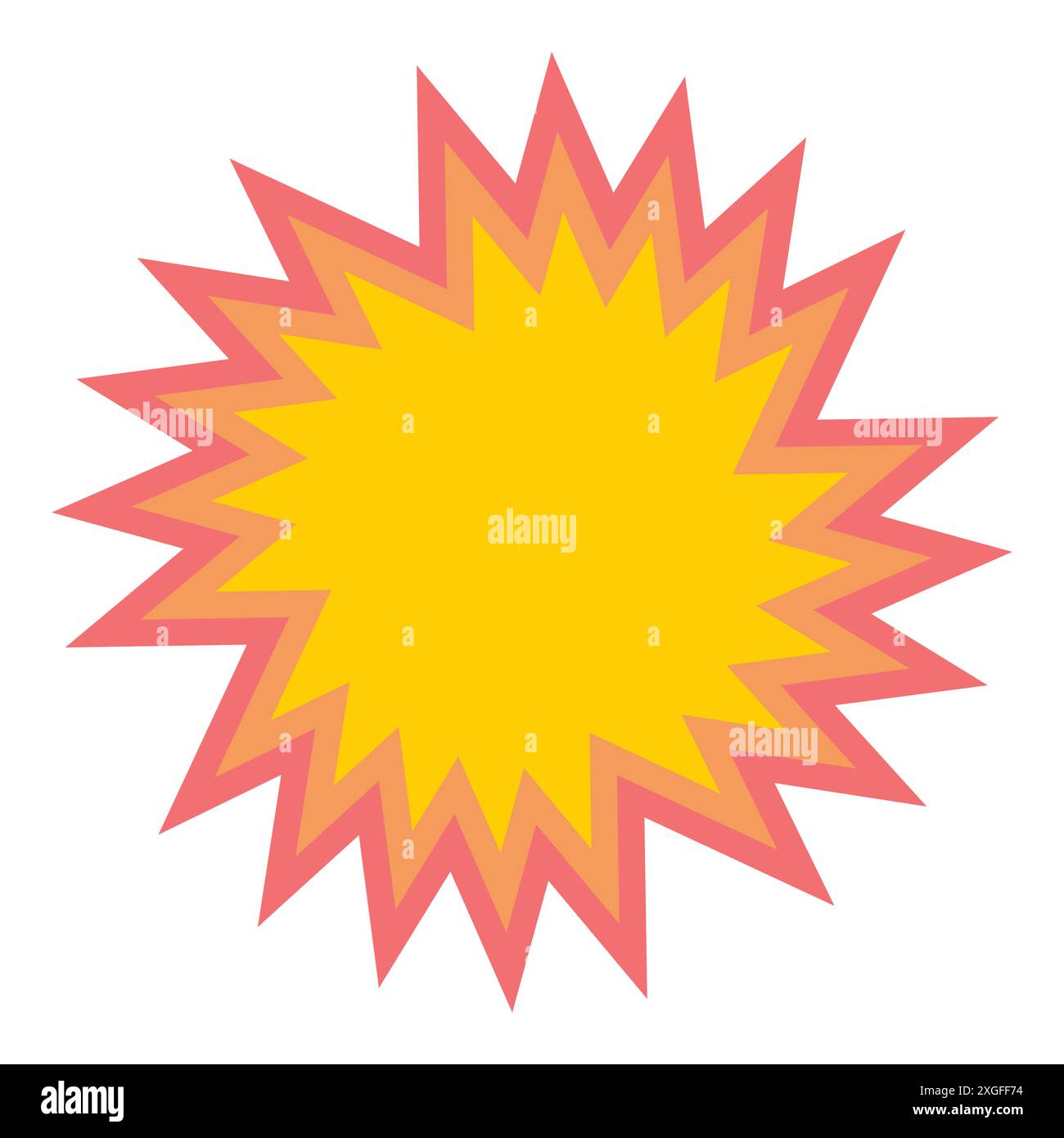 Starbursts or Sales Sticker Stock Vector