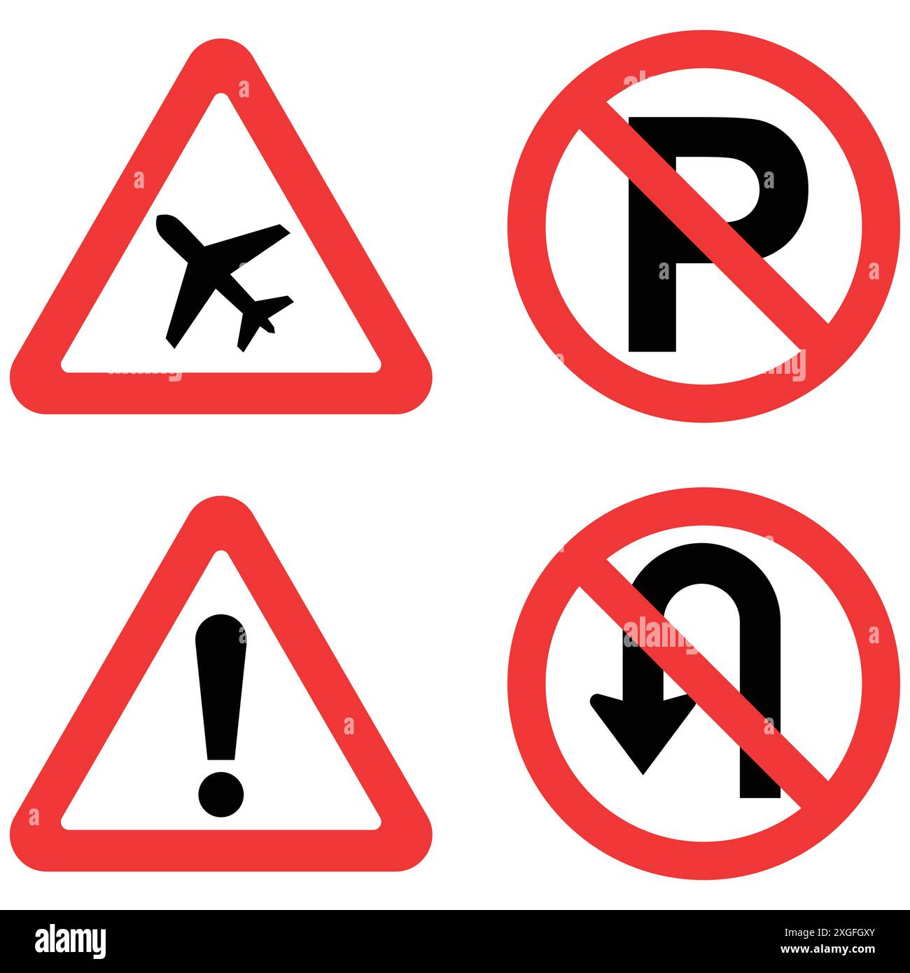 Vector traffic or road signs vector design Stock Vector