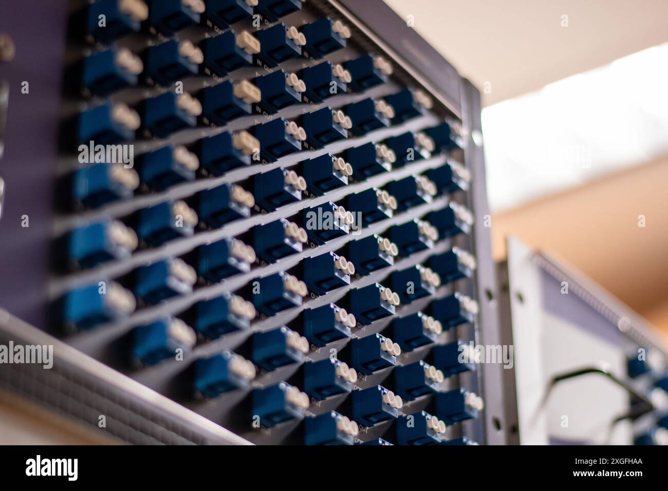 Network lan patch panel hi-res stock photography and images - Alamy