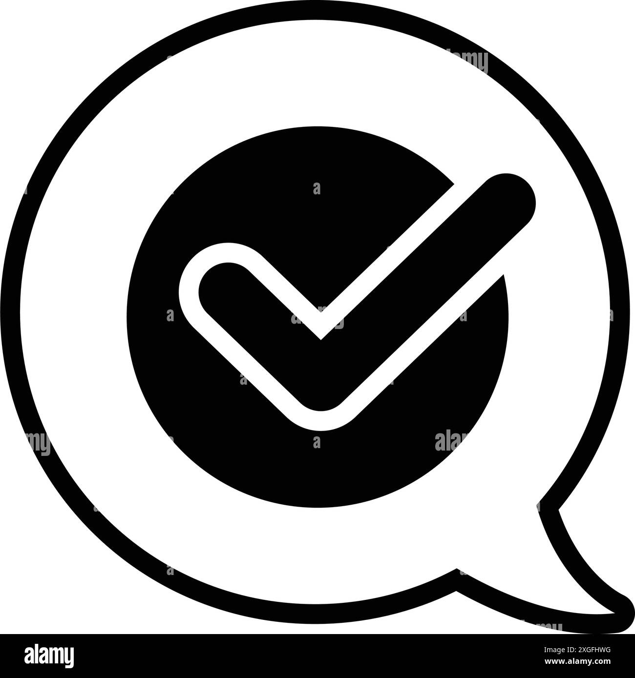 Icon for true,checked Stock Vector Image & Art - Alamy