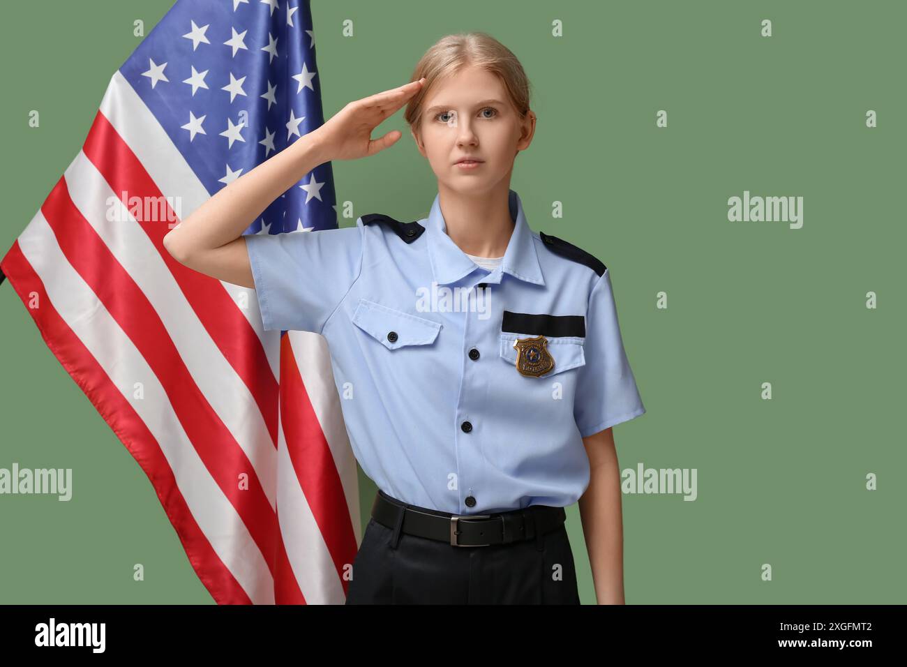 Female police officer on duty usa hi-res stock photography and images ...