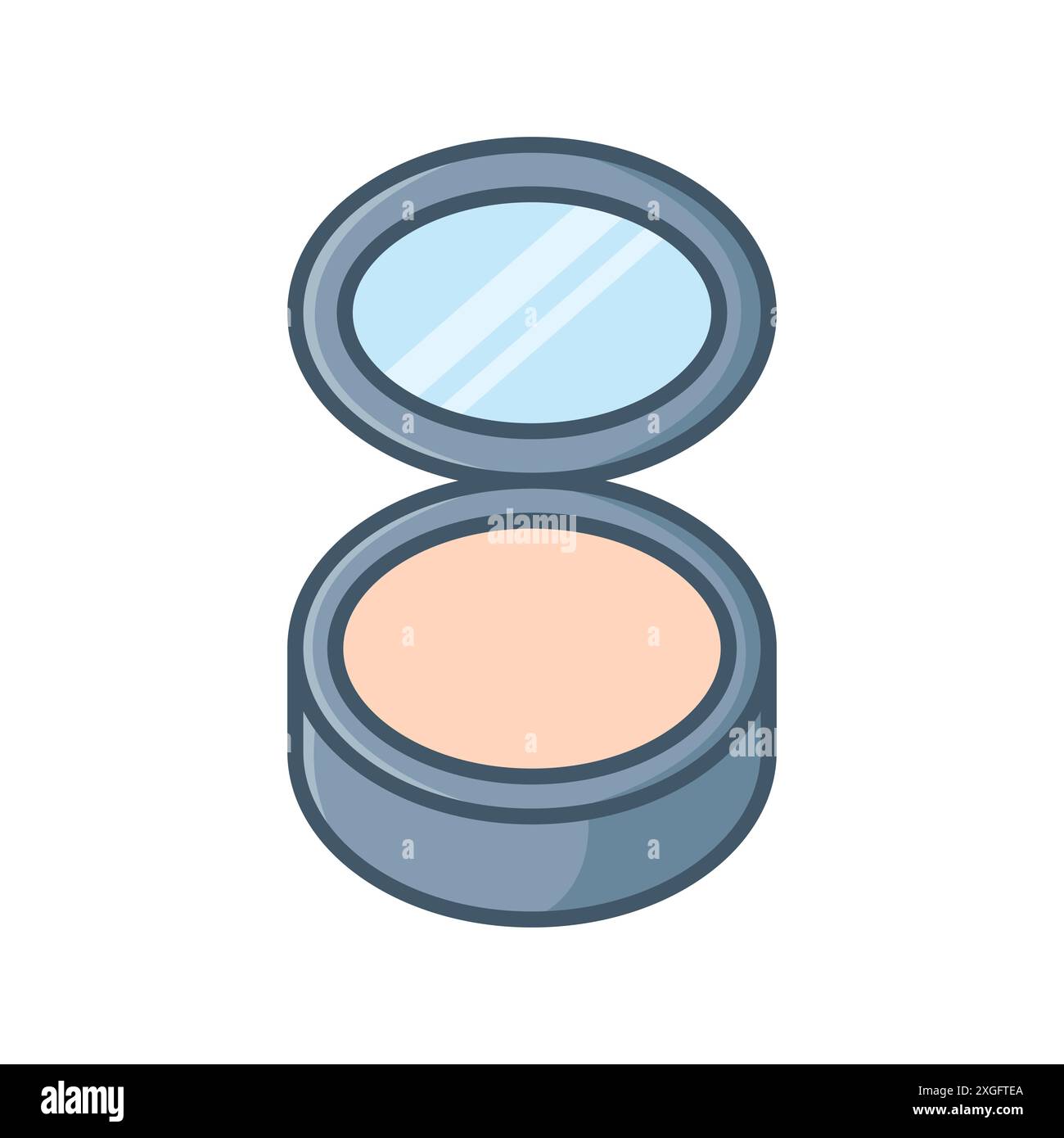 make up powder icon vector design template in white background Stock Vector