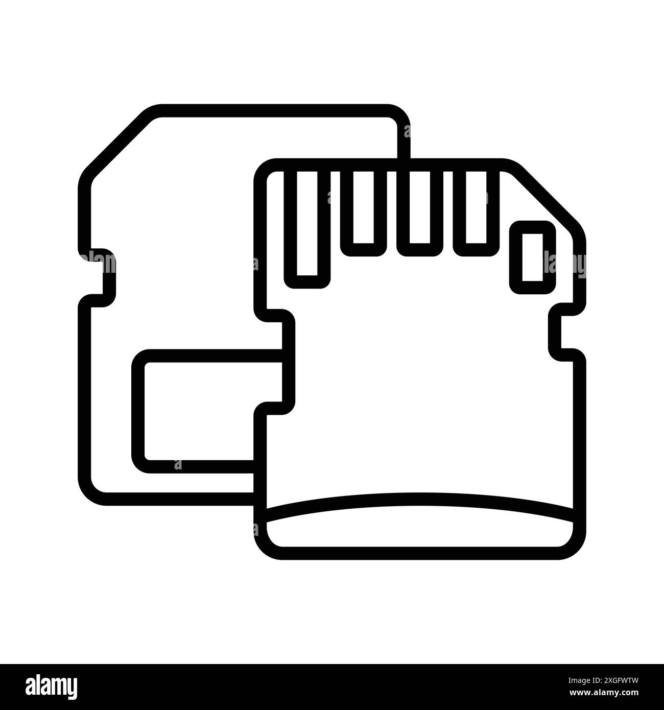 memory card icon vector design template in white background Stock ...