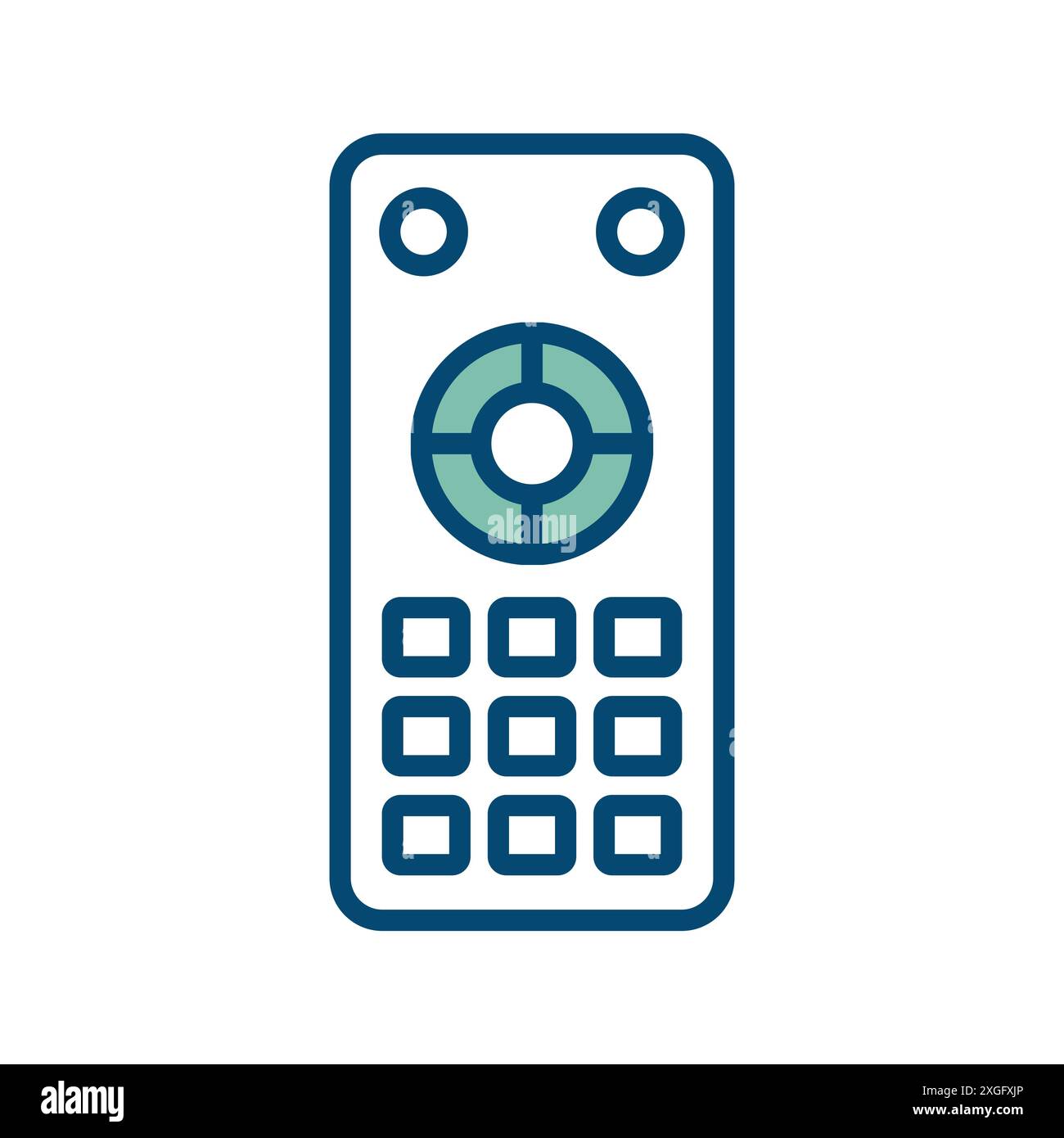 remote control icon vector design template in white background Stock Vector