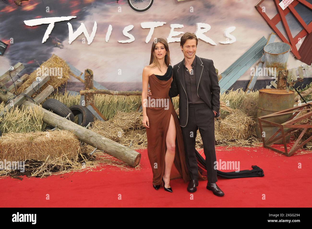 Daisy Edgar-Jones and Glen Powell at the &ldquo;Twisters&rdquo; European film