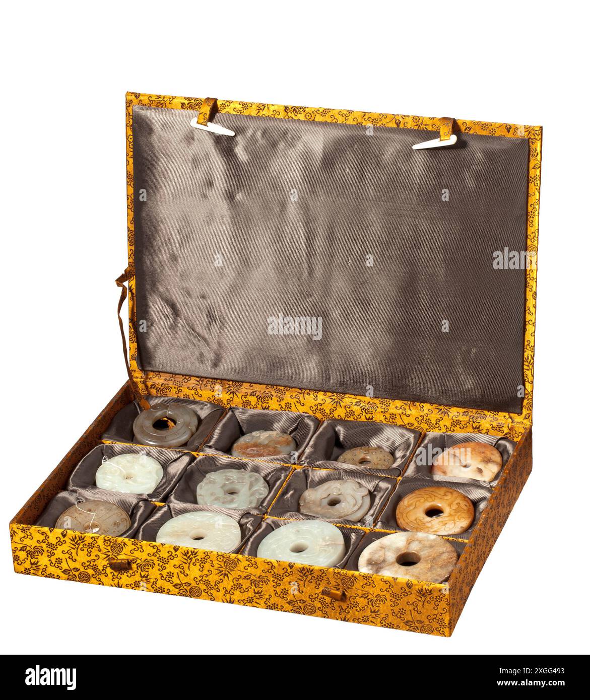 Paper Bi Disc A collection of twelve Chinese bi discs, 10th - 17th century Varying ...
