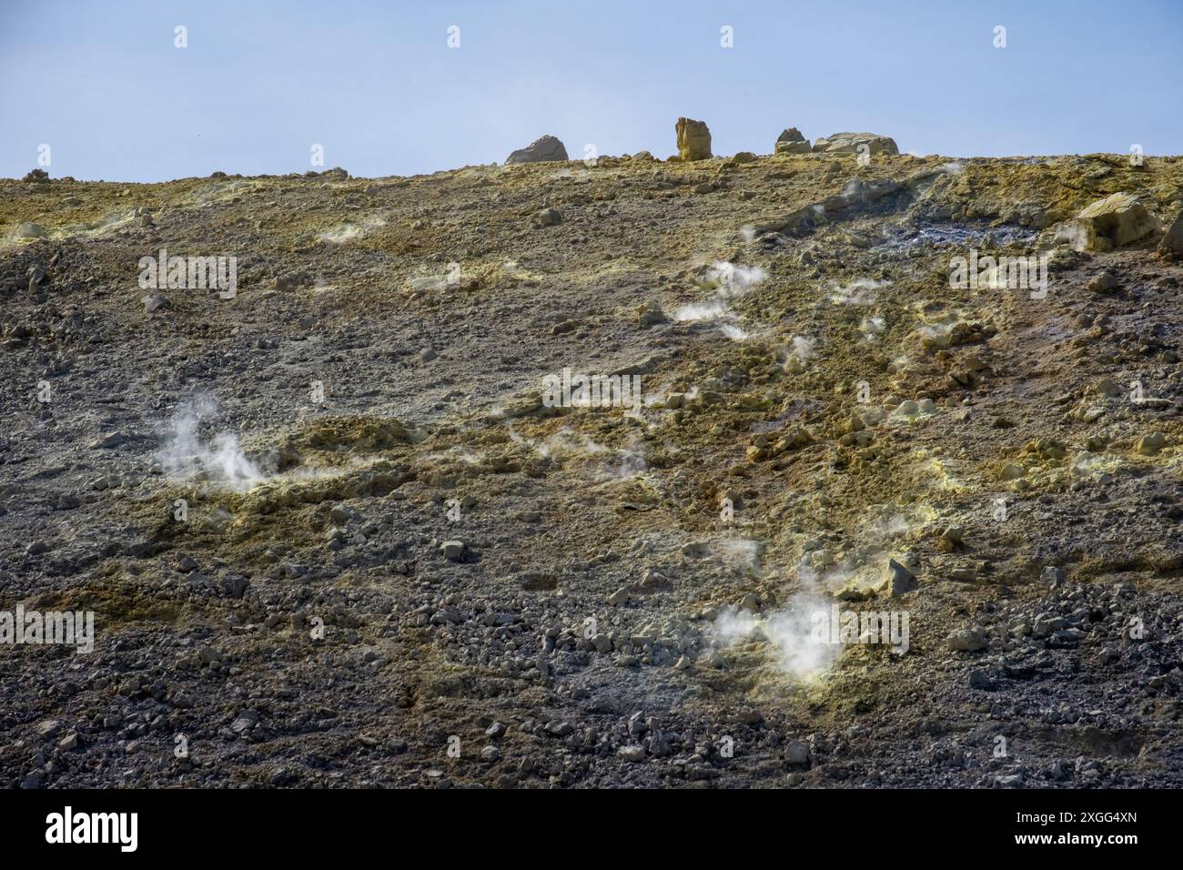 Sulfurous fumaroles vulcano italy hi-res stock photography and images ...