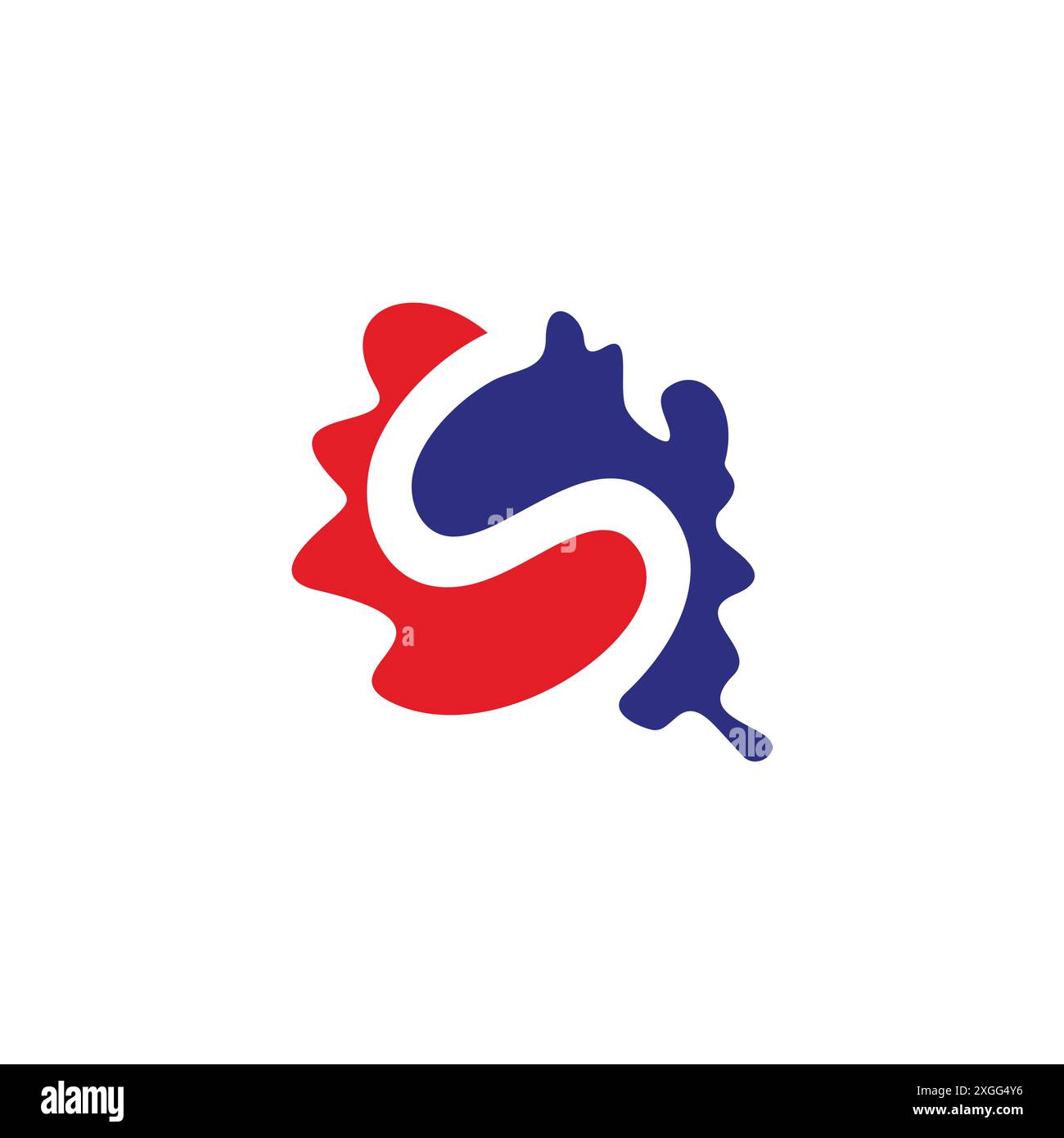 letter s liquid watercolor splash abstract logo vector Stock Vector