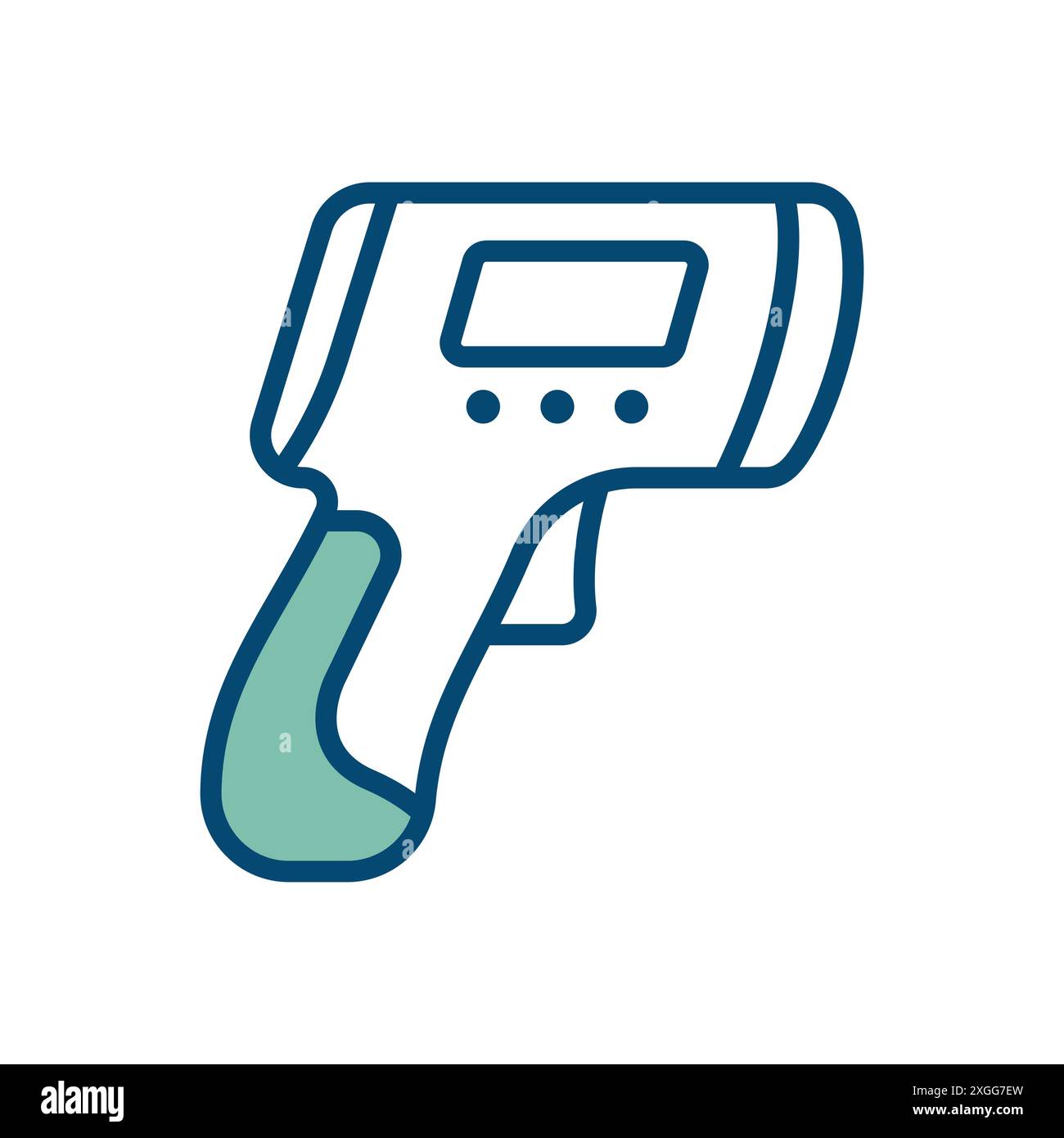 thermometer icon vector design template in white background Stock Vector