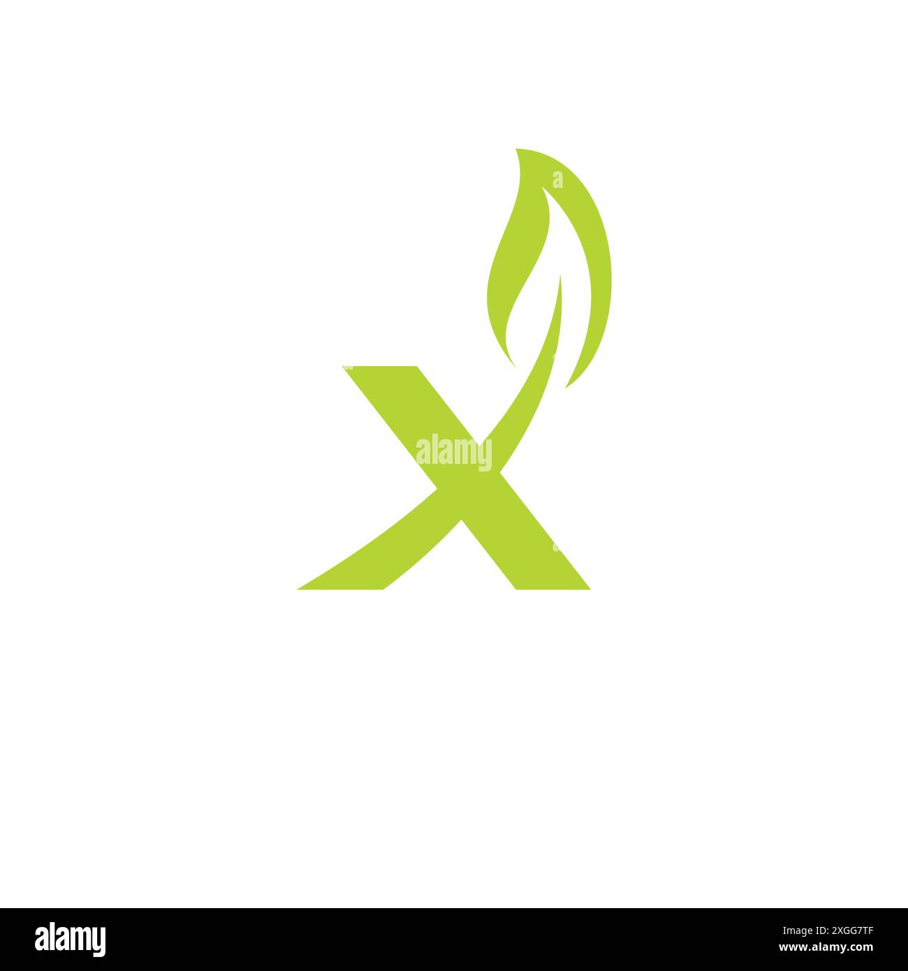 Leaf x vector hi-res stock photography and images - Alamy