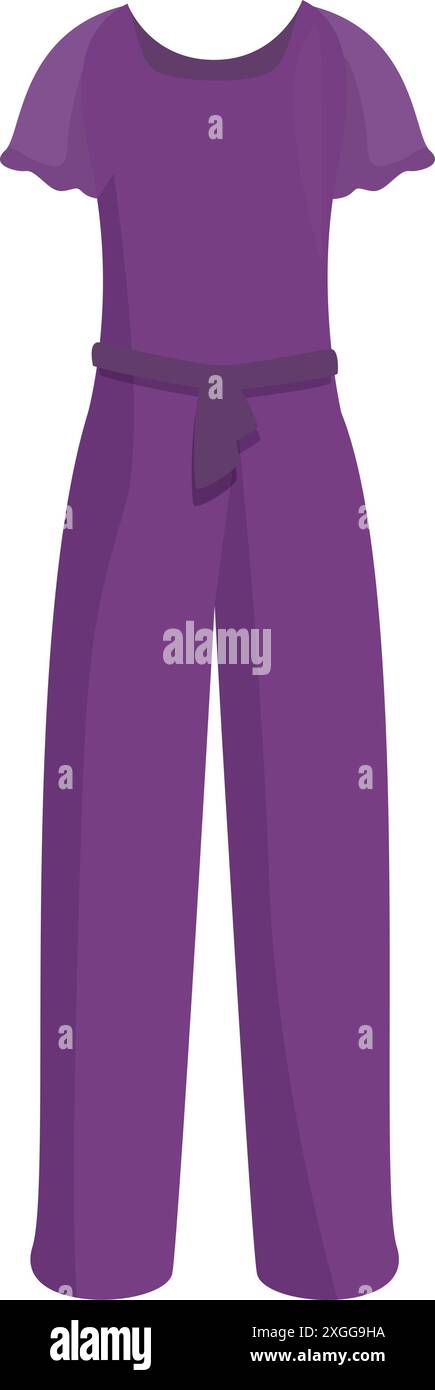 K Design Multi Print Sleeveless Jumpsuit With Belt Purple/Multi main image 1