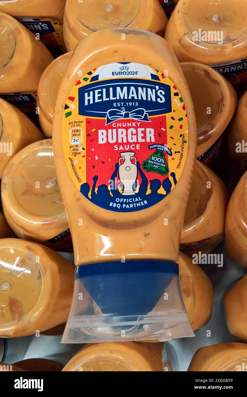 Hellmanns Chunky Burger Sauce. Hellmanns und Best Foods sind US ...