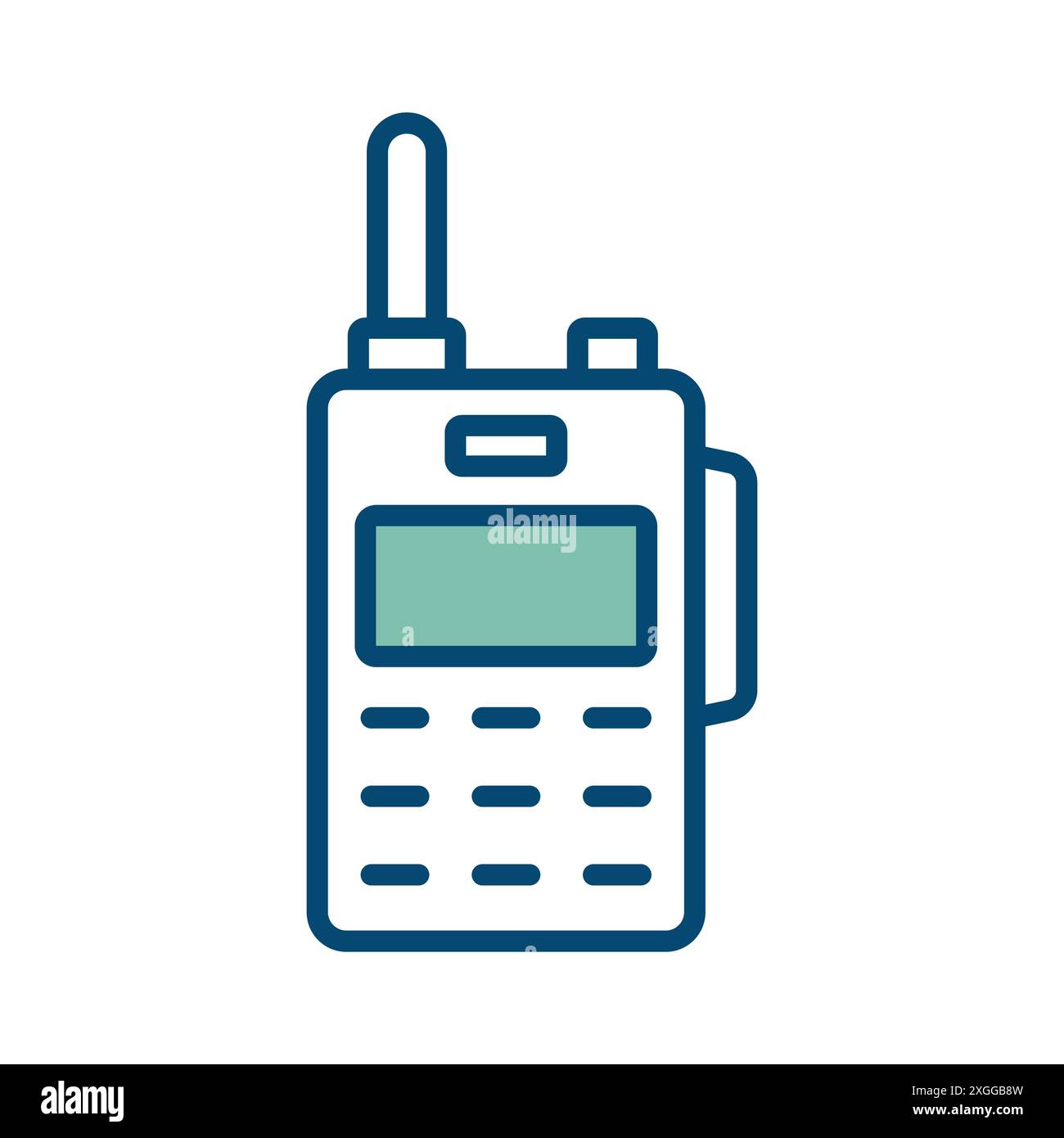 walkie talkie icon vector design template in white background Stock Vector