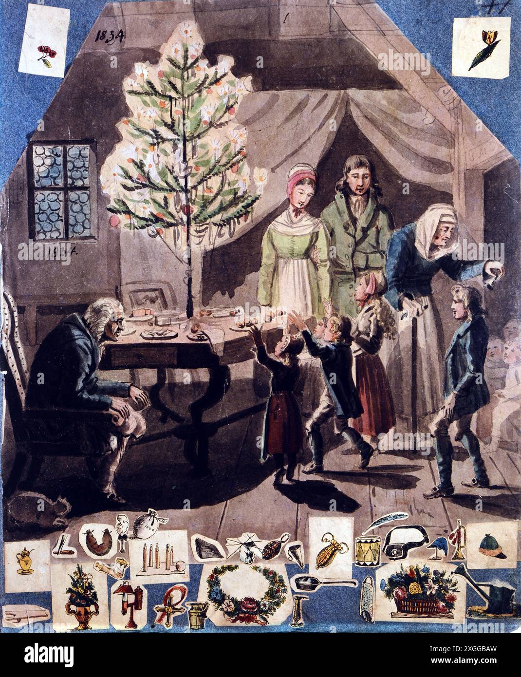 Christmas, distribution of presents,