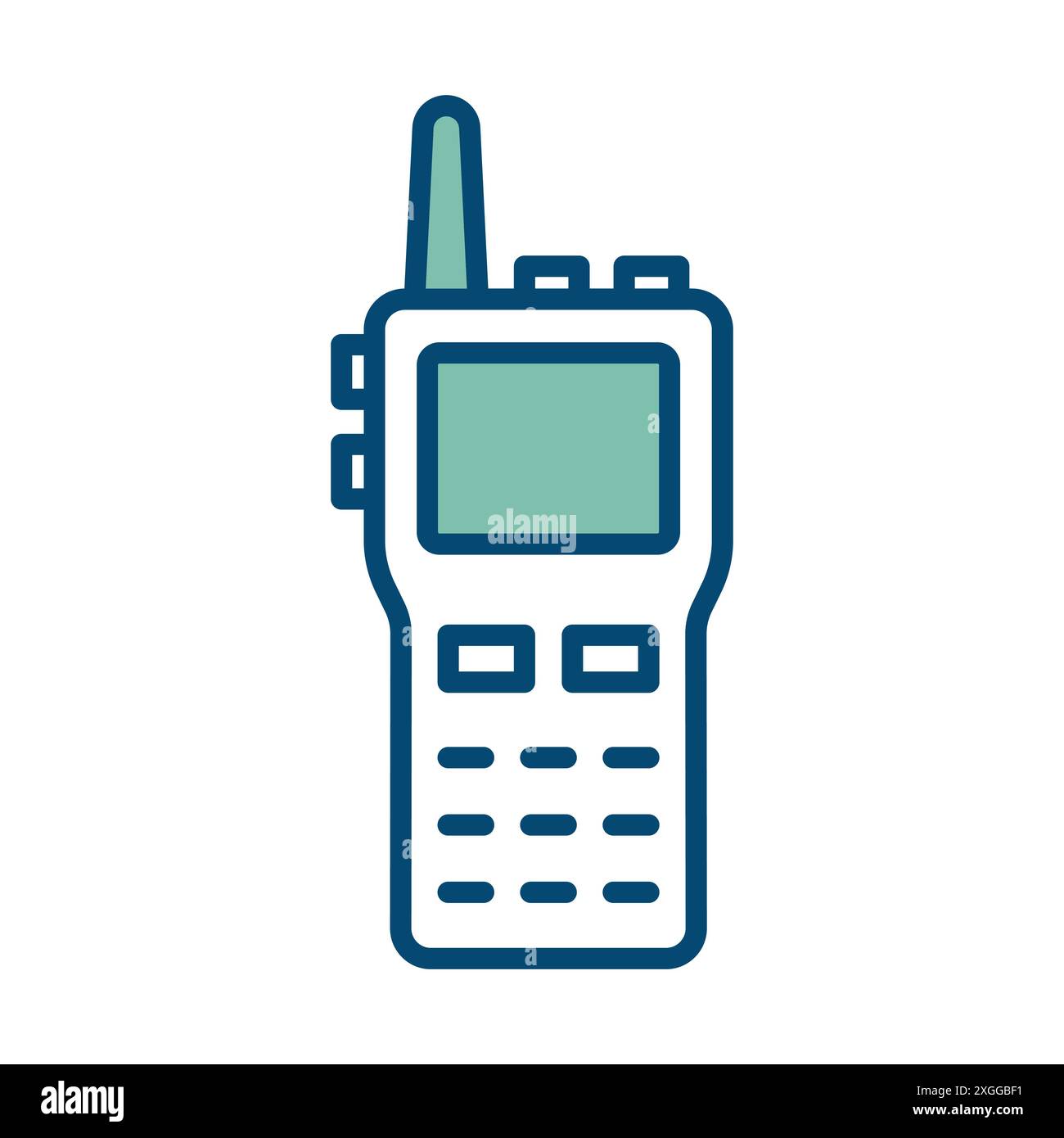 walkie talkie icon vector design template in white background Stock Vector