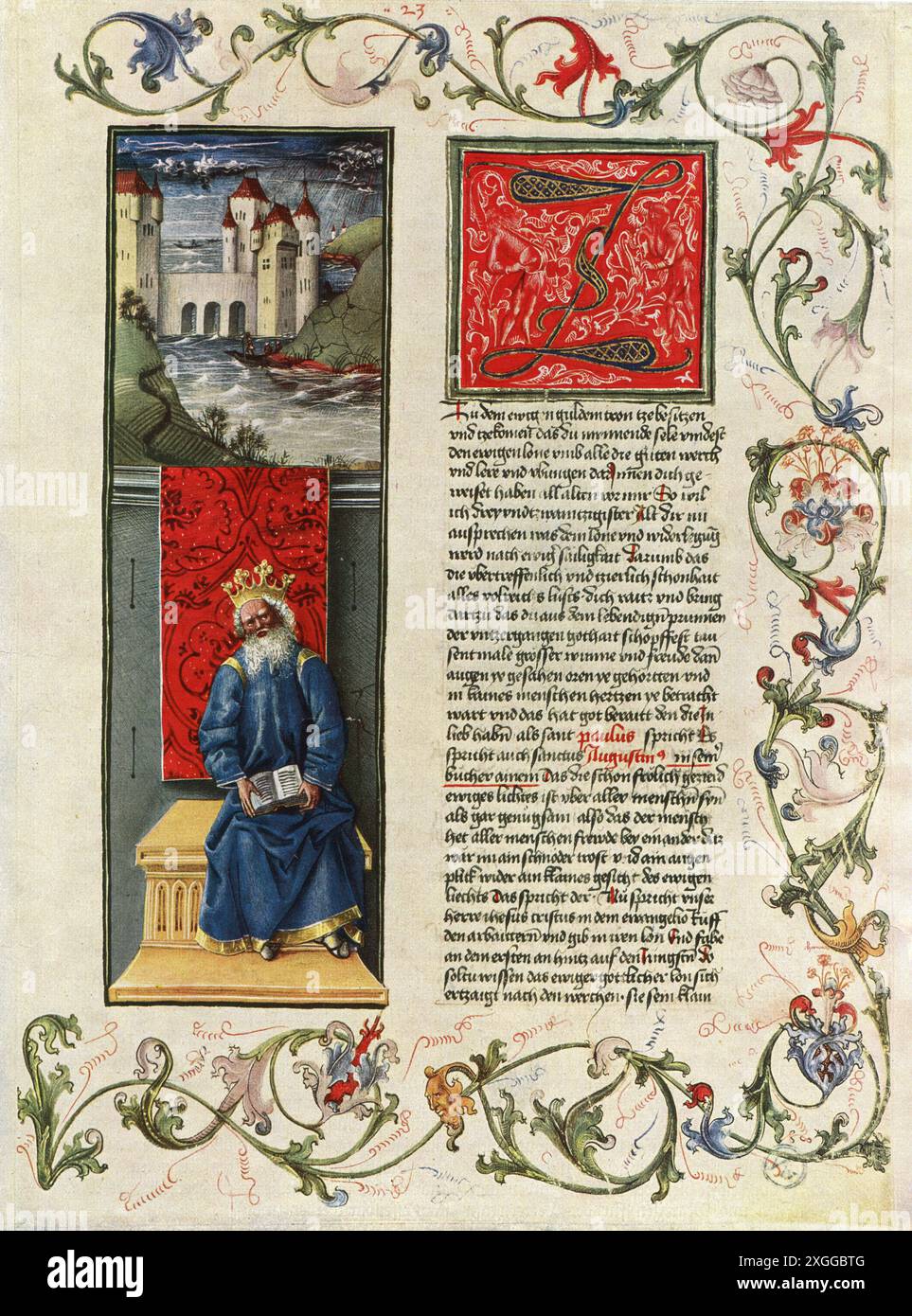 Clergyman medieval manuscript hi-res stock photography and images - Alamy