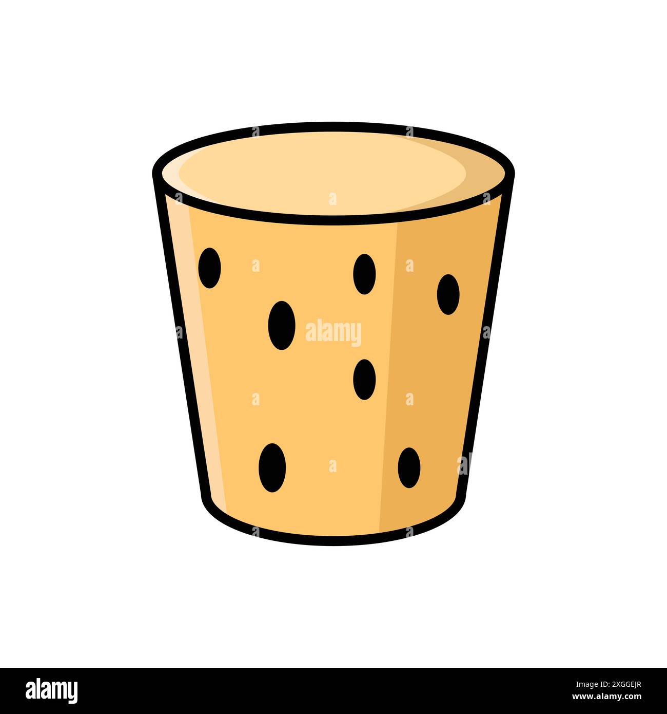 cork icon vector design template in white background Stock Vector