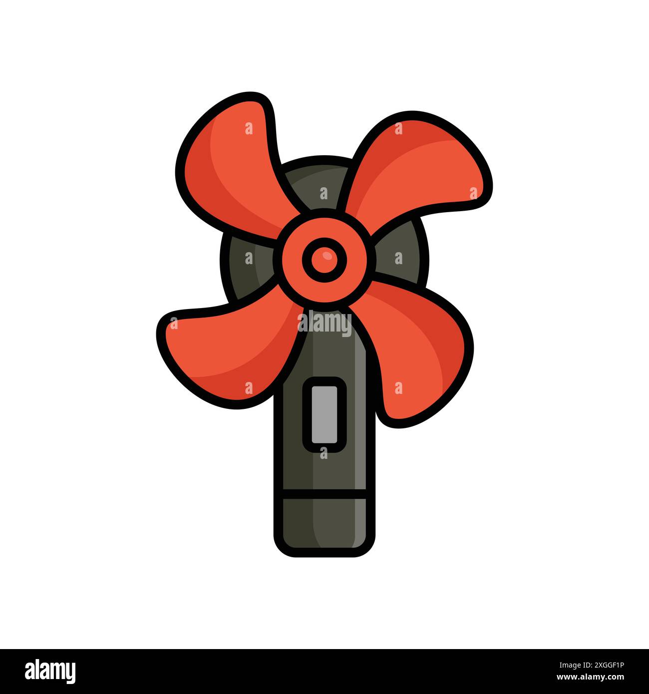 electric fan icon vector design template in white background Stock ...
