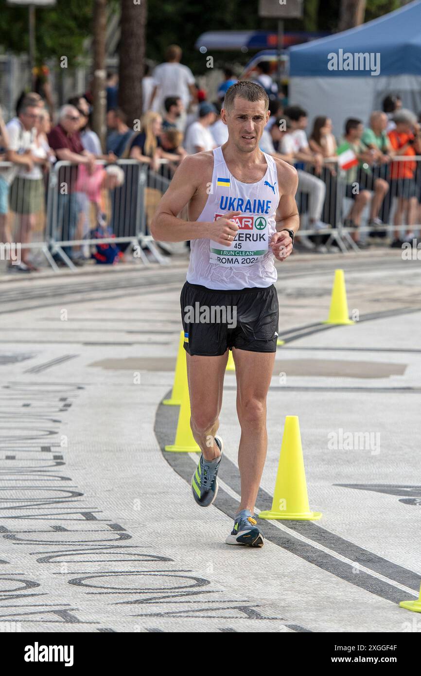 Ivan Banzeruk (Ukraine) during the 20Km race walk men at European ...