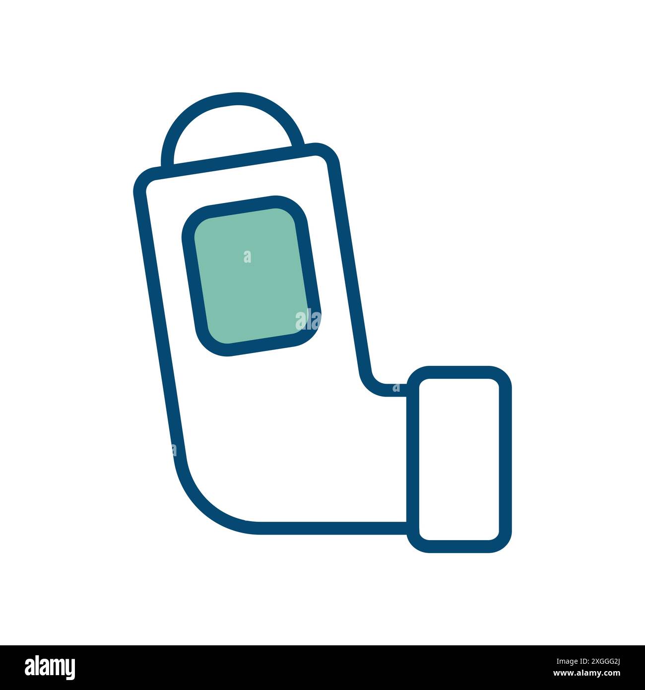 inhaler icon vector design template in white background Stock Vector