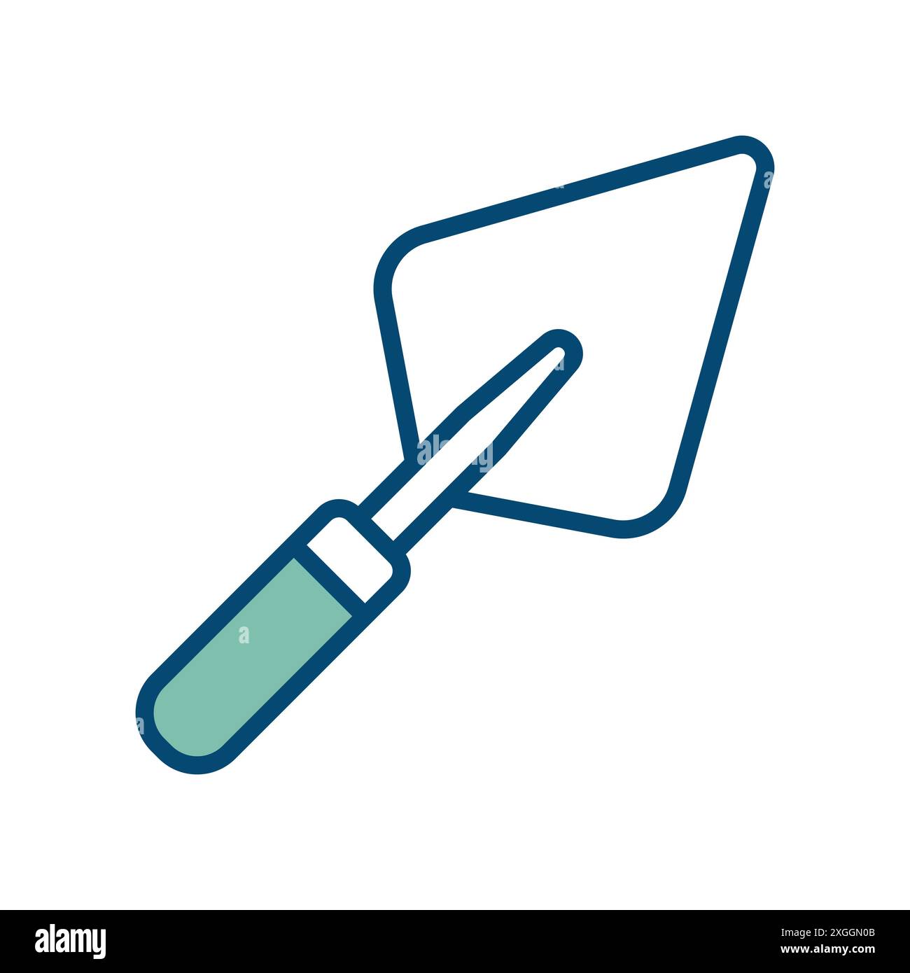 trowel icon vector design template in white background Stock Vector