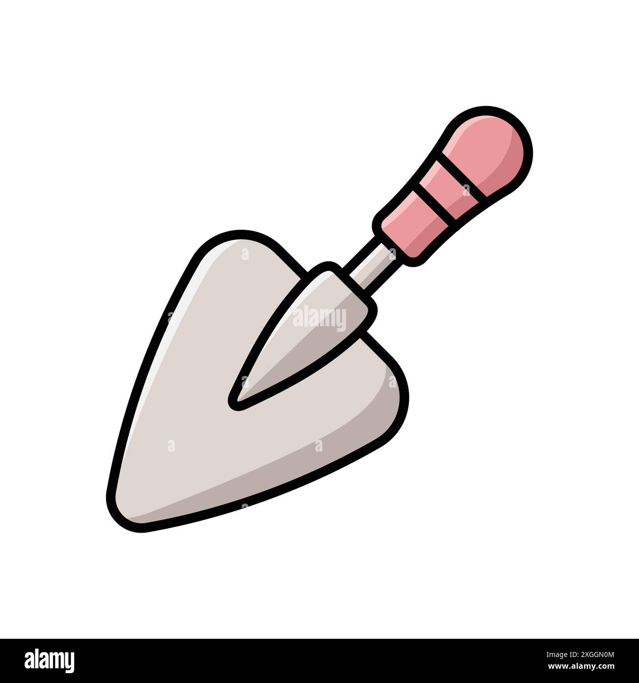 trowel icon vector design template in white background Stock Vector