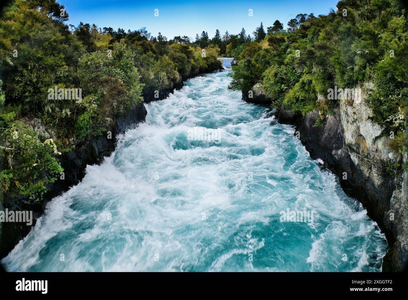 Lake Taupo And Waikato River Lake Taupo And Waikato River Hi res Stock 