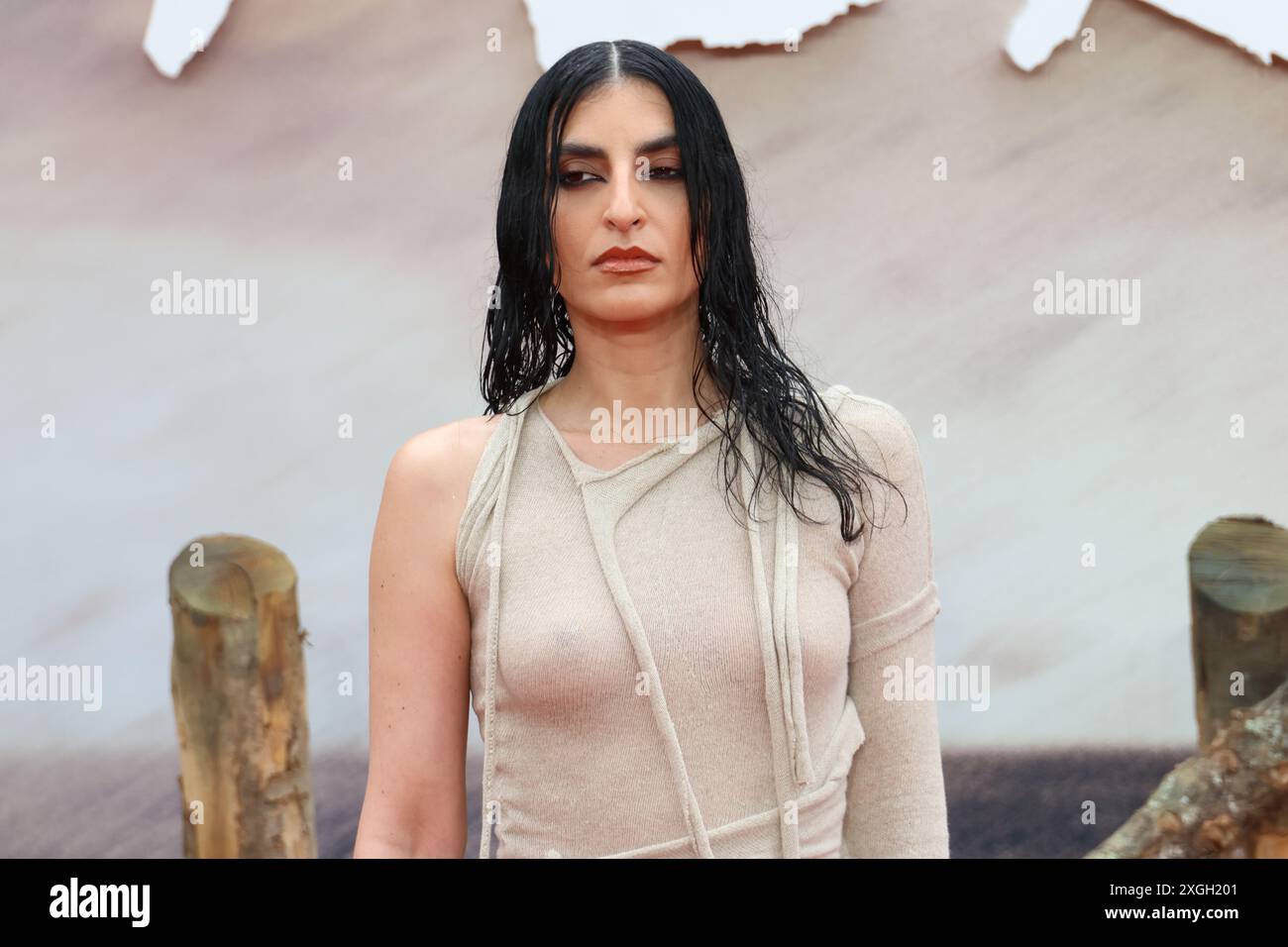 Nassia Matsa, TWISTERS - European Premiere, Leicester Square, London, UK, 8 July 2024, Photo by Richard Goldschmidt Stock Photo