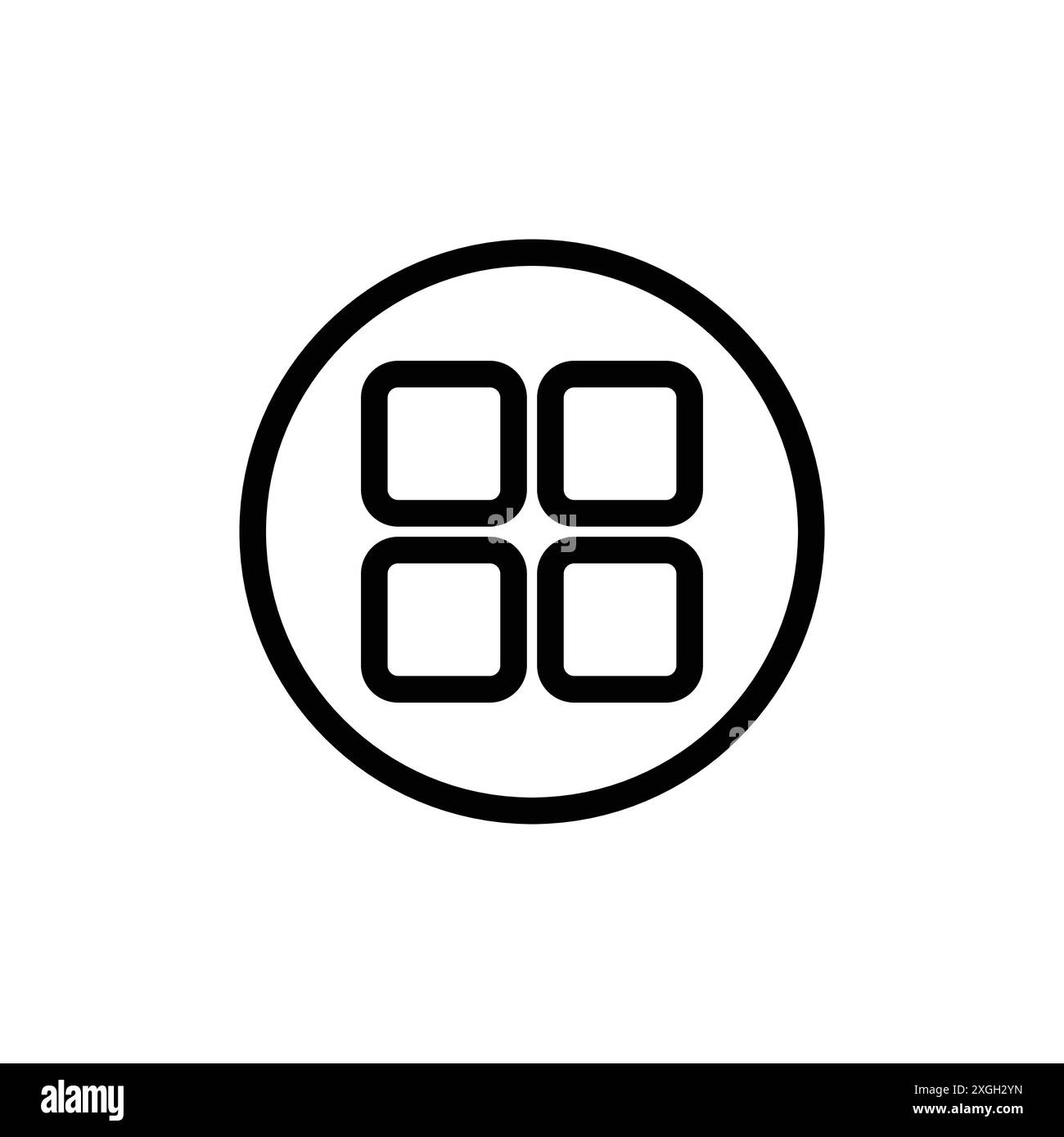 Apps icon vector logo set collection or bundle pack group Stock Vector