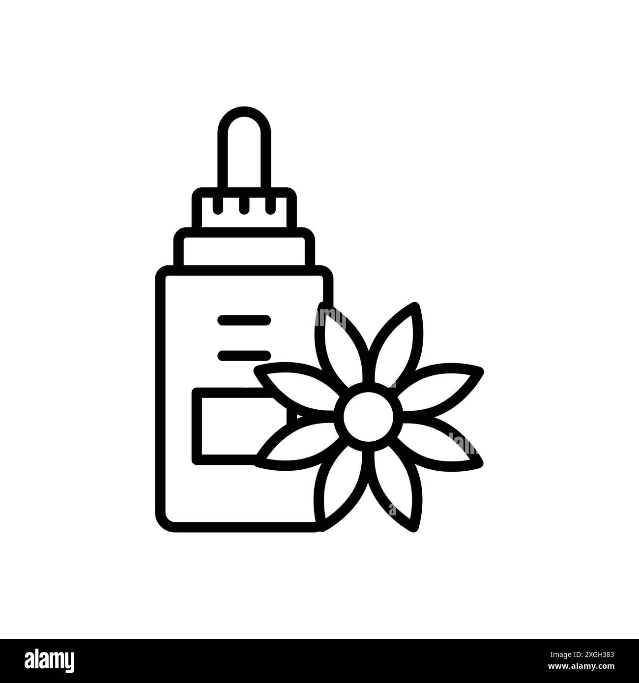 Bach flower Black and White Stock Photos & Images Alamy