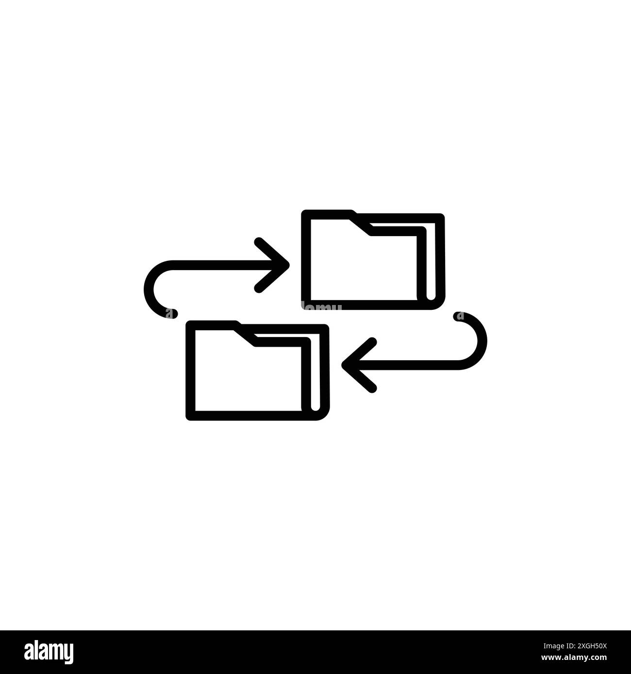 Data transfer icon vector logo set collection or bundle pack group Stock Vector