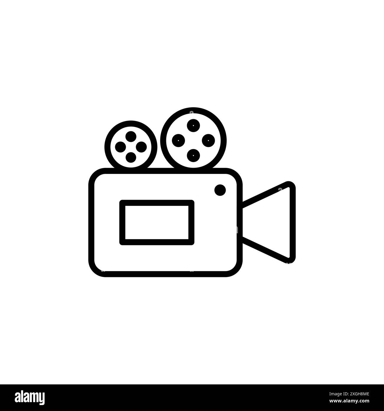 Professional video camcorder set Black and White Stock Photos & Images ...