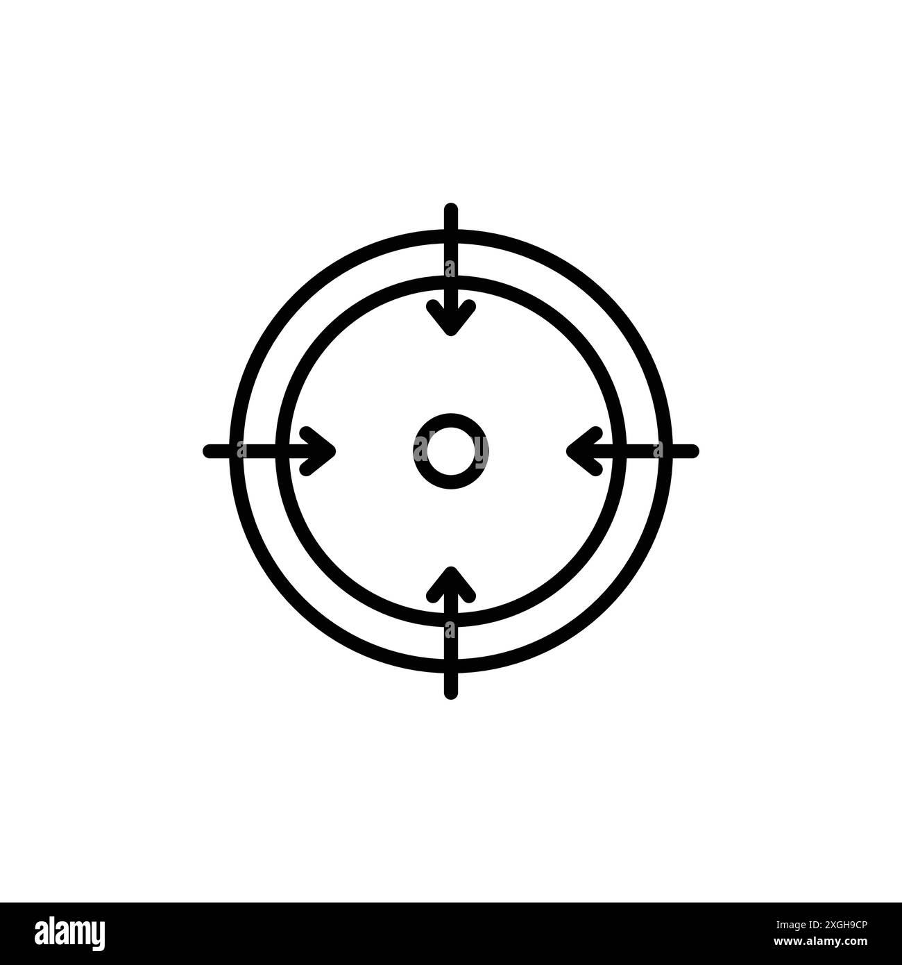 Target icon vector logo set collection or bundle pack group Stock ...