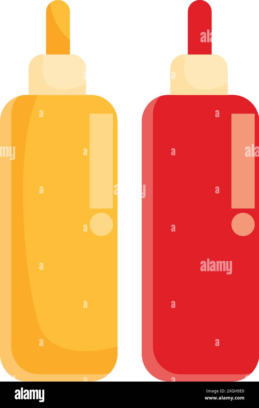 Squeeze bottle cut out Stock Vector Images - Alamy
