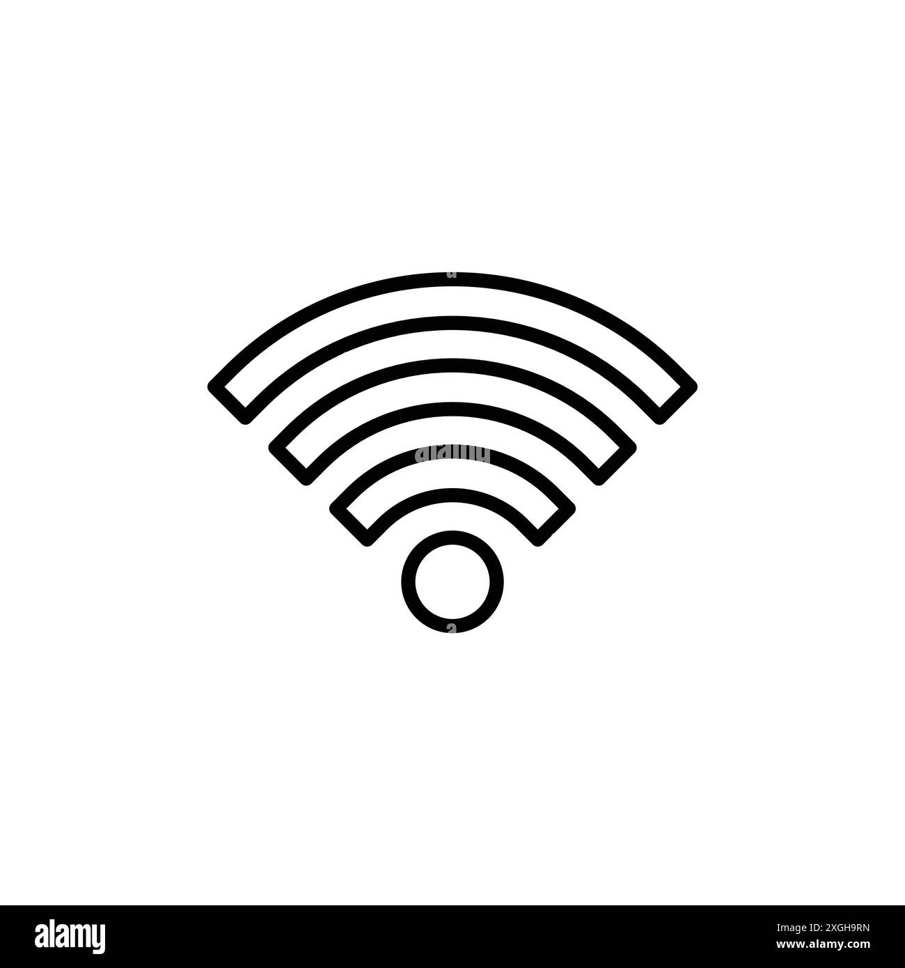 Wifi icon vector logo set collection or bundle pack group Stock Vector