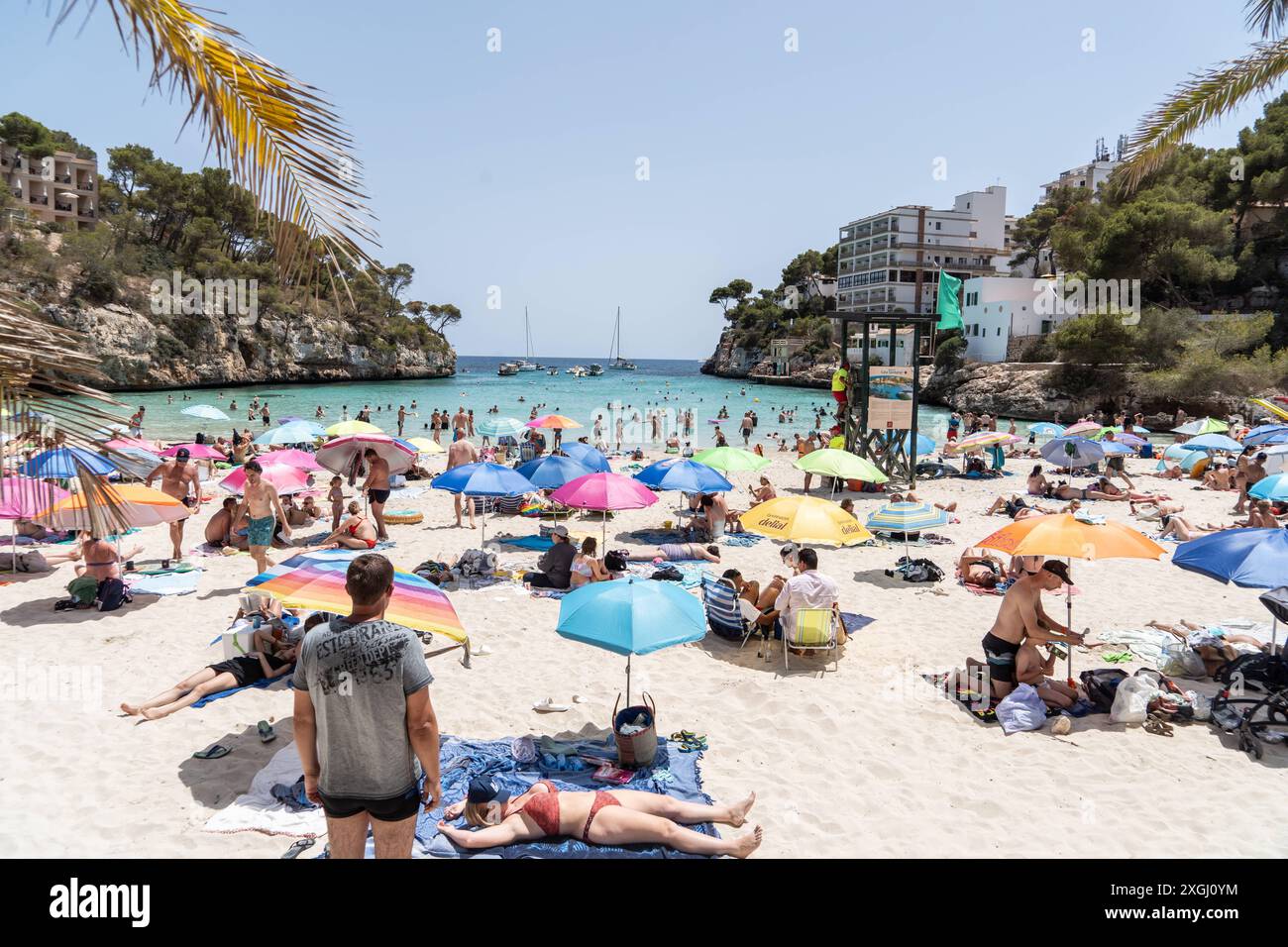 Eindrücke vom Strand Cala Santanyi auf der Insel Mallorca zur ...