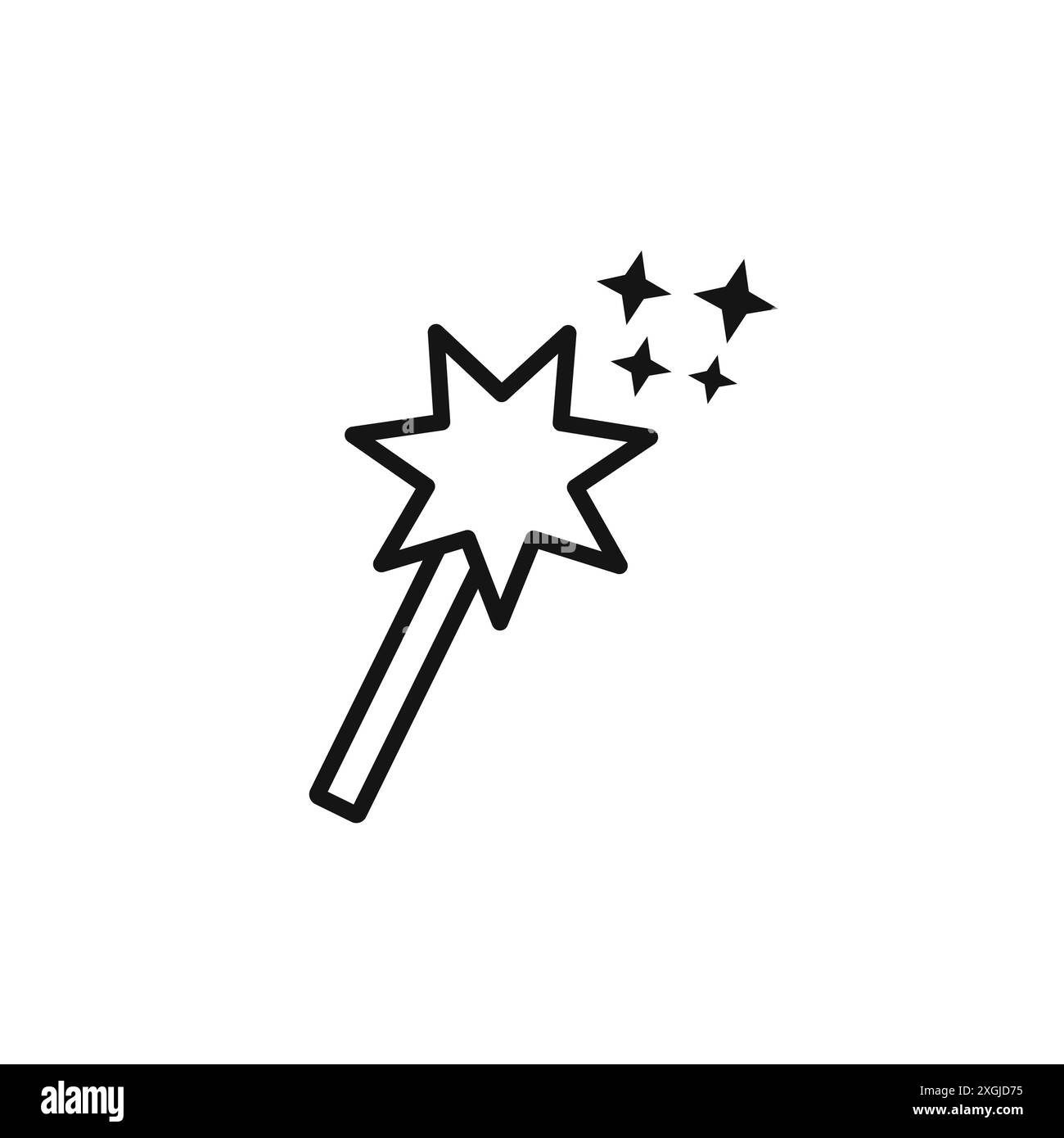 magic wand icon vector logo set collection for web app ui Stock Vector ...