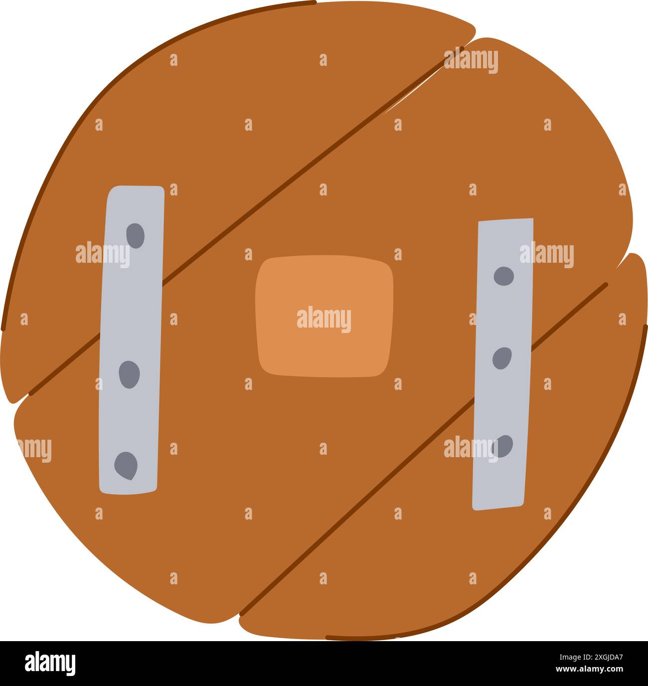 wagon wheel ancient cartoon vector illustration Stock Vector Image ...