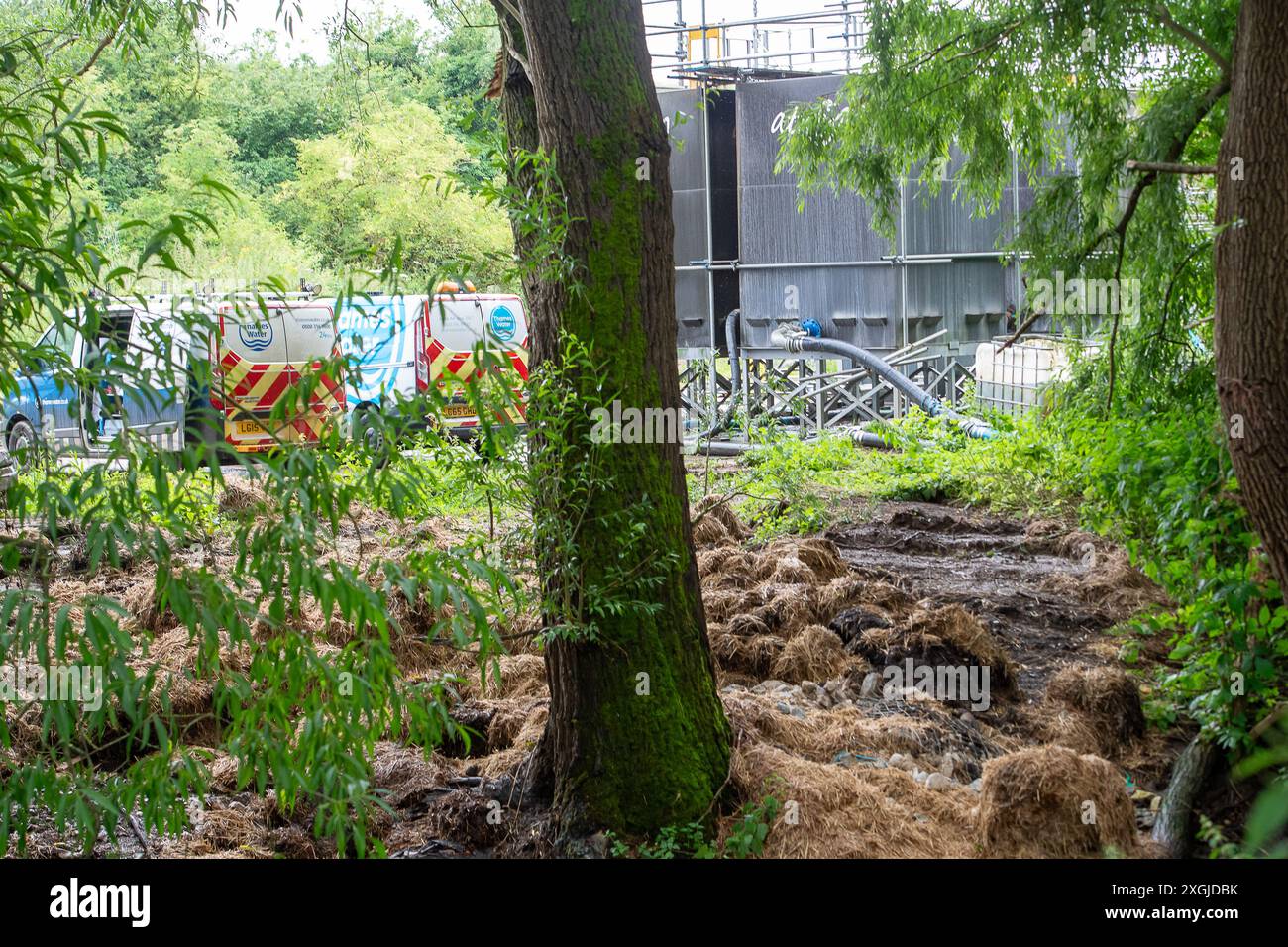 Amersham, UK. 9th July, 2024. Thames Water have been discharging from ...