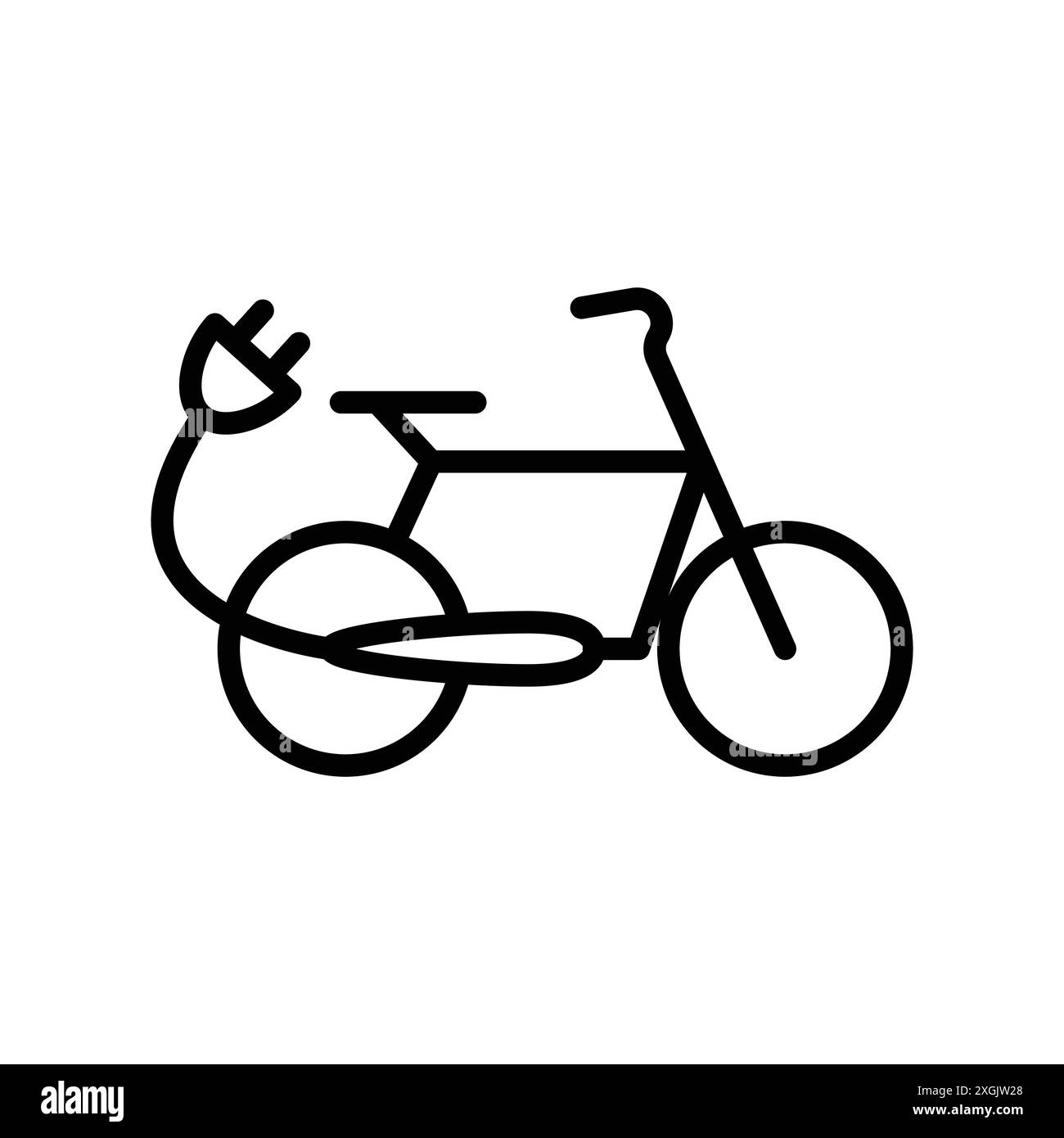 electric bike icon vector logo set collection for web app ui Stock Vector