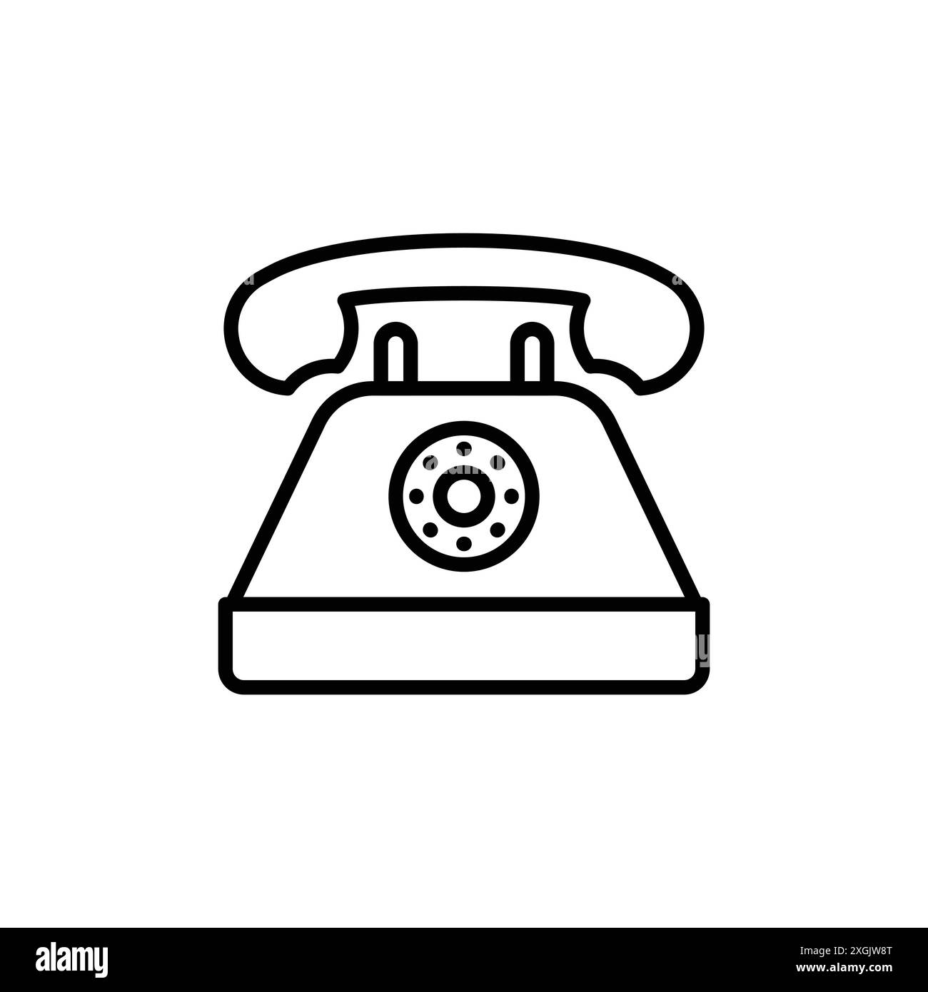 old phone icon vector logo set collection for web app ui Stock Vector ...