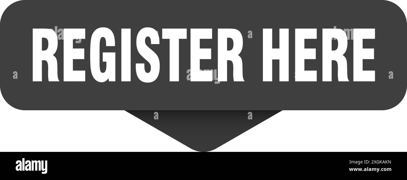 Register Here Poster Example register here sticker. register here sign on transparent background ...