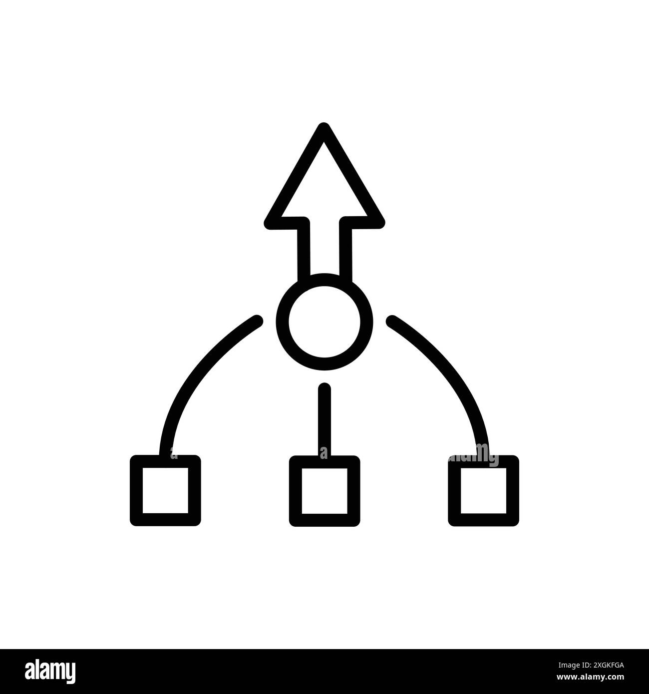 consoidation icon Stock Vector