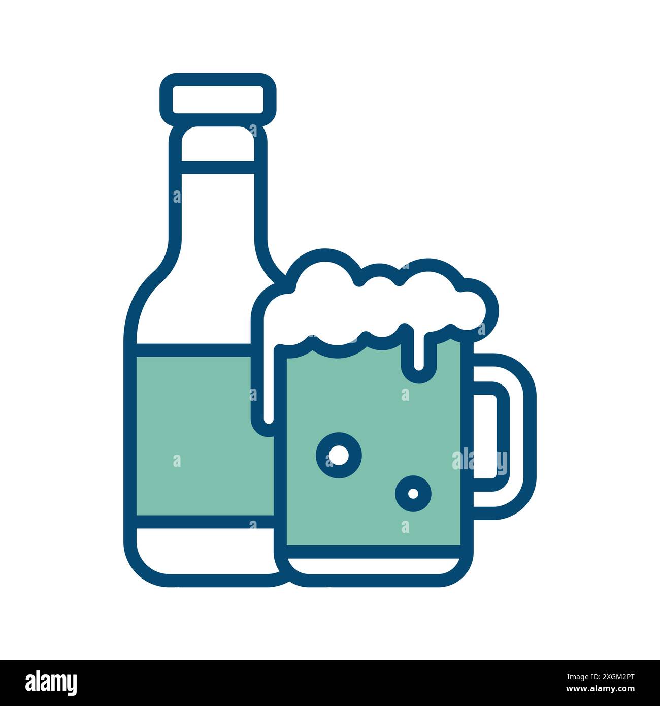 beer icon vector design template in white background Stock Vector Image ...