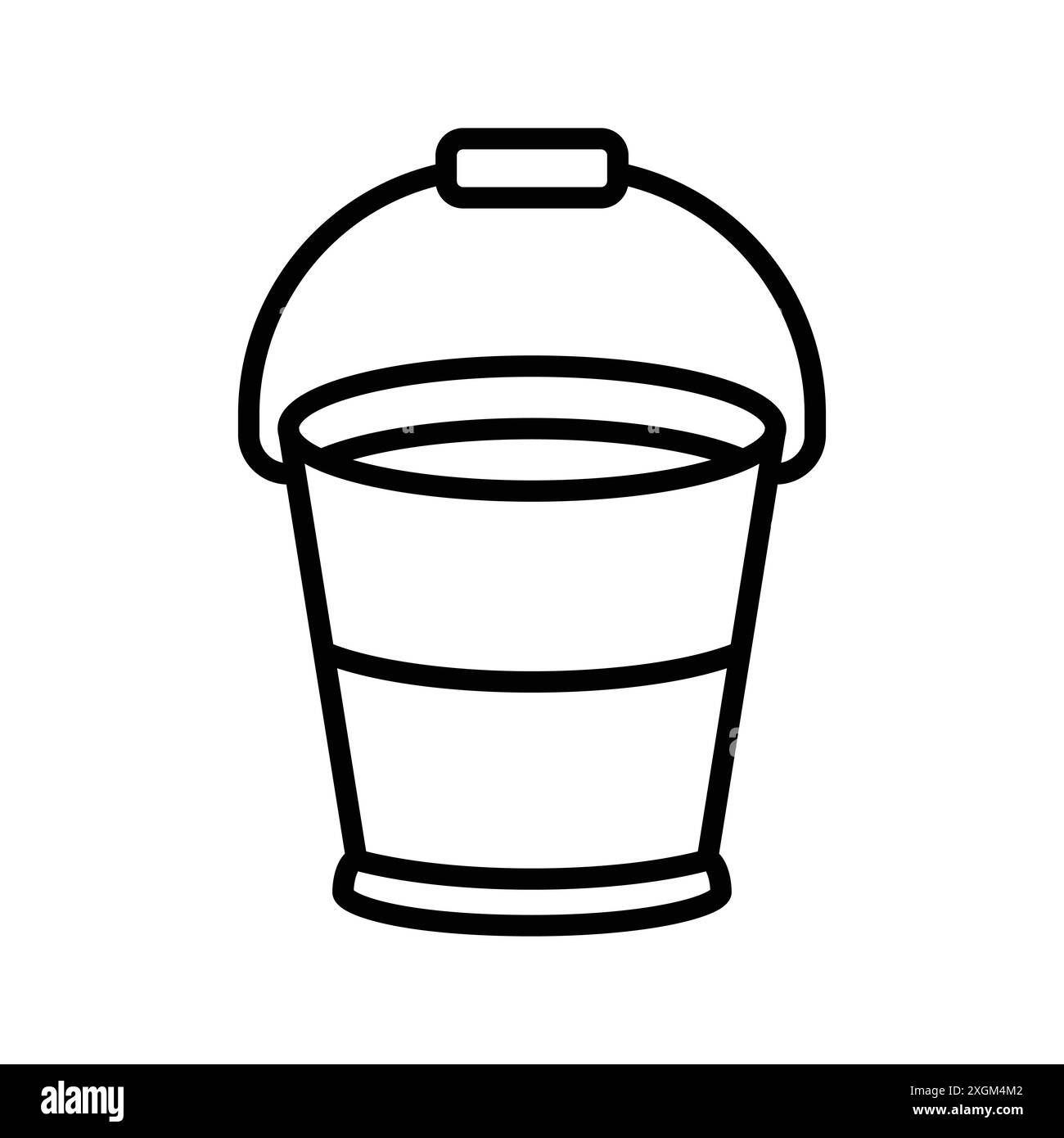 Paint bucket white background Black and White Stock Photos & Images - Alamy