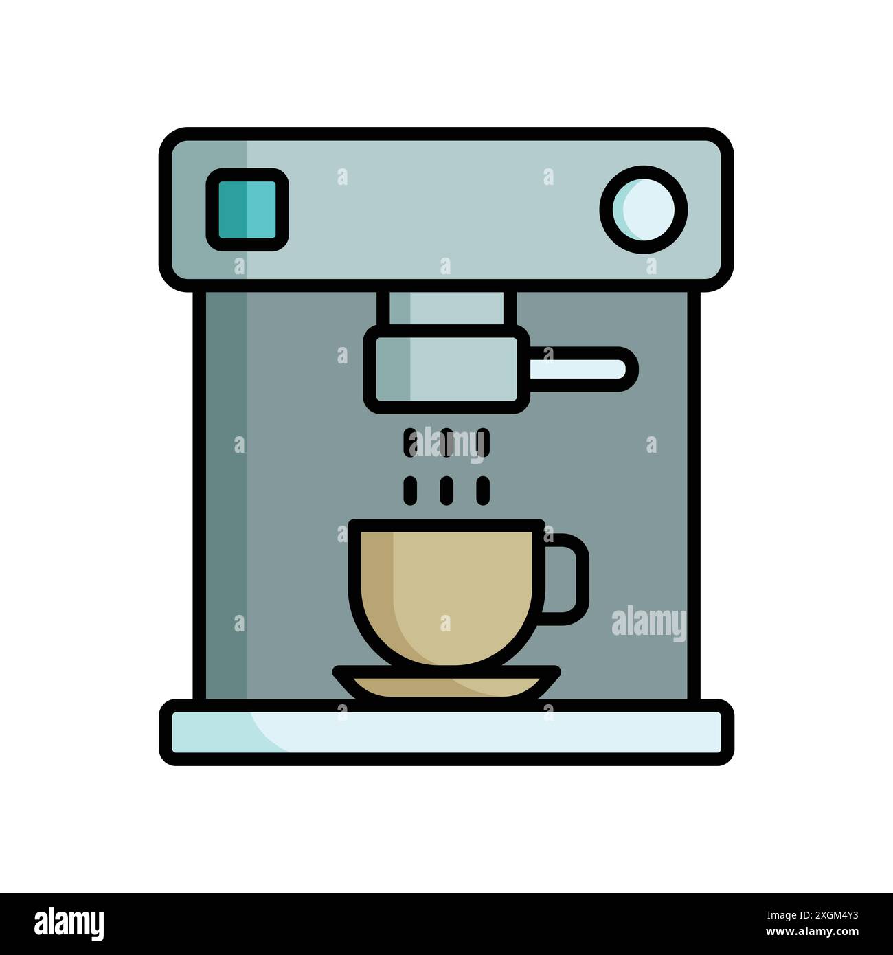 coffee maker icon vector design template in white background Stock ...