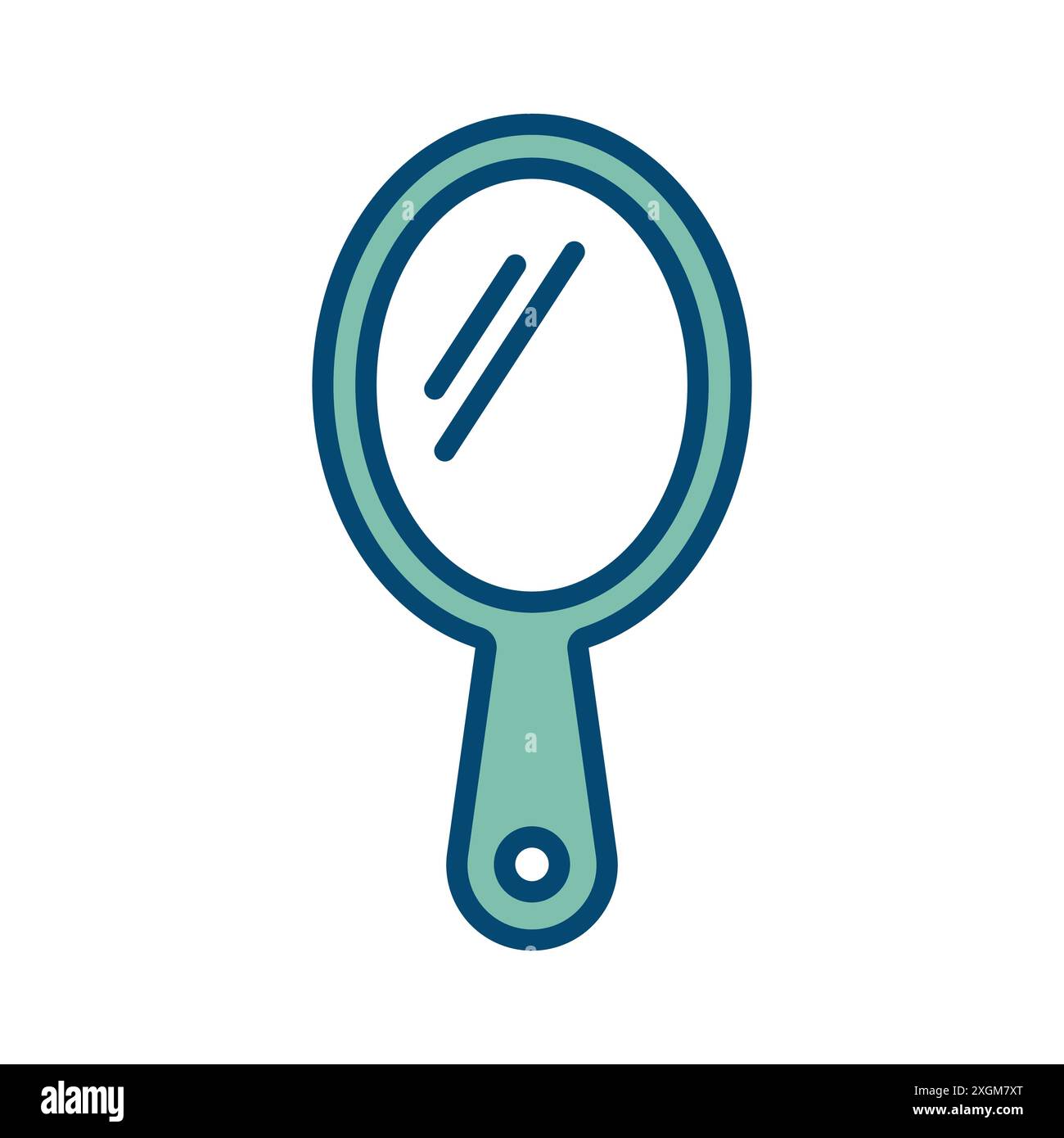 mirror icon vector design template in white background Stock Vector