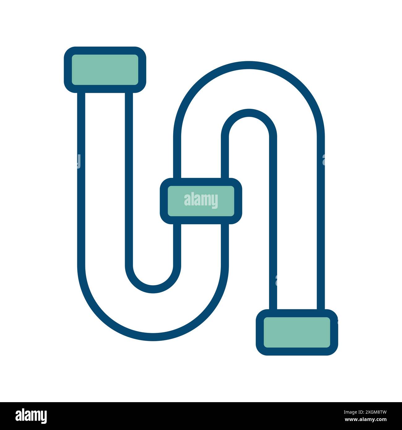 pipe plumbing icon vector design template in white background Stock Vector